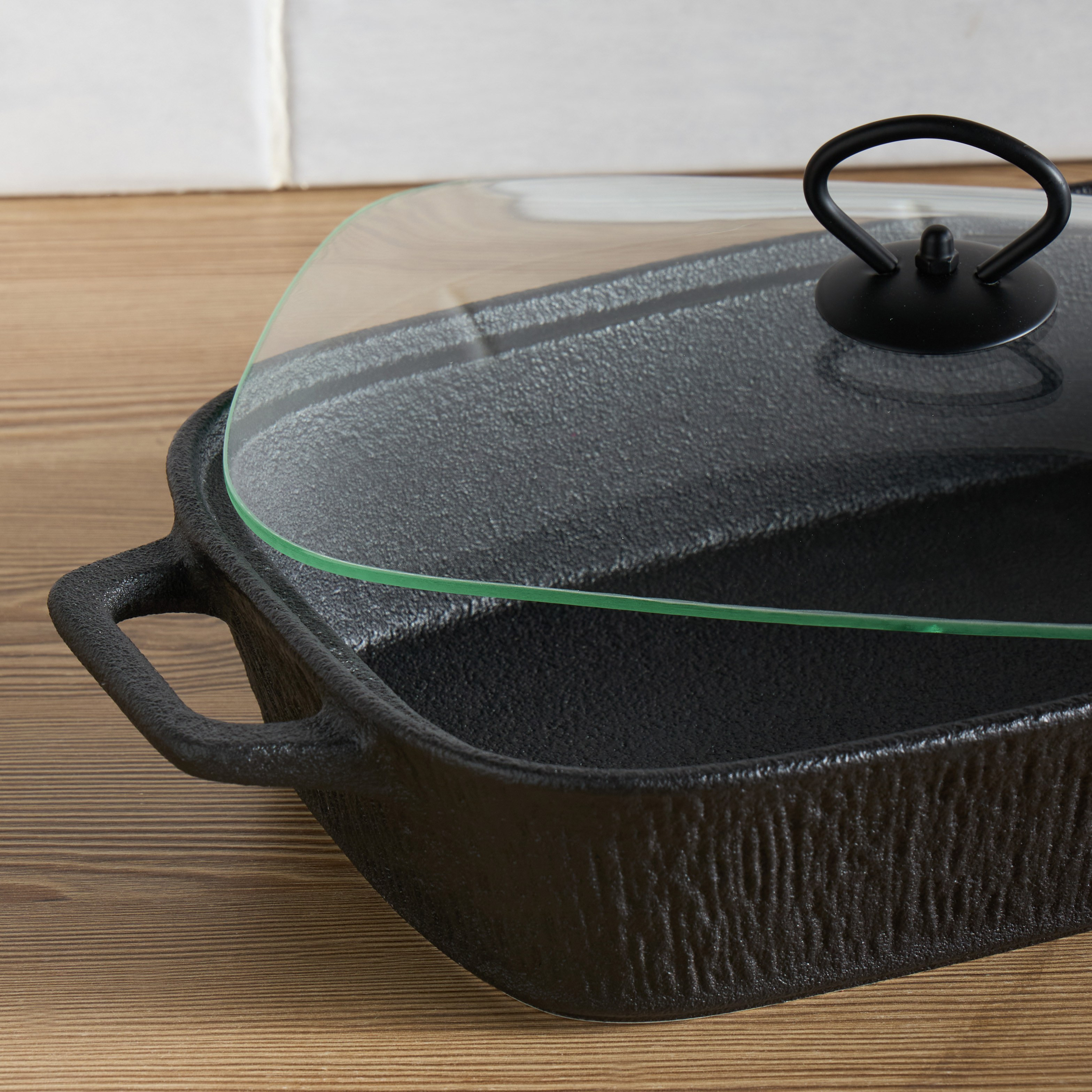 Sedra Rectangular Serving Dish with Lid - 2 L-household-dining-serveware-foodwarmersandcasseroles-image-2