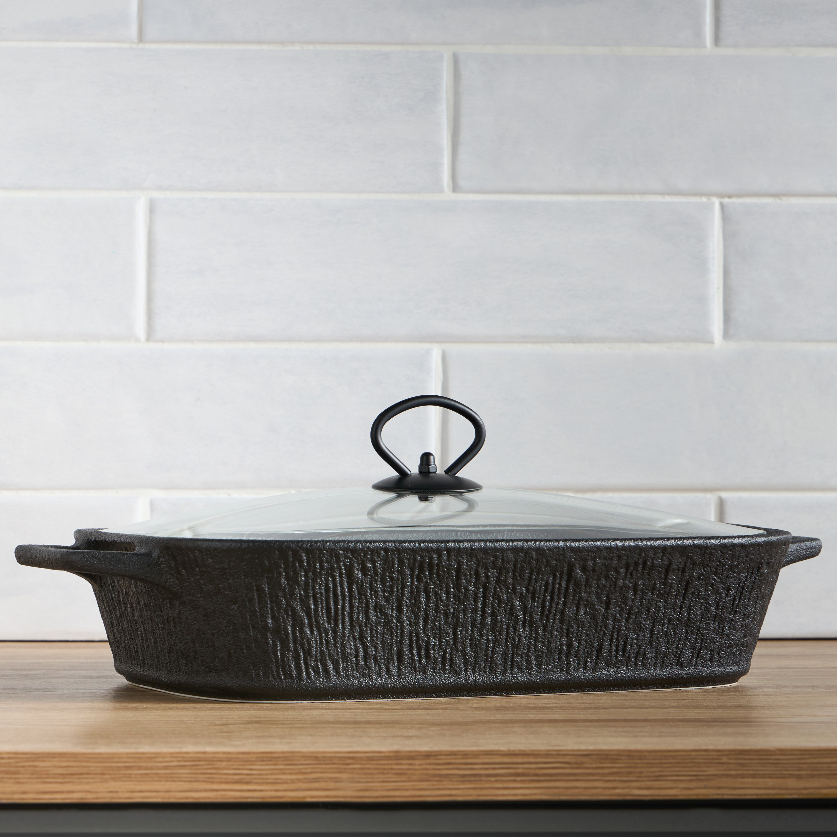 Sedra Rectangular Serving Dish with Lid - 2 L-household-dining-serveware-foodwarmersandcasseroles-image-3