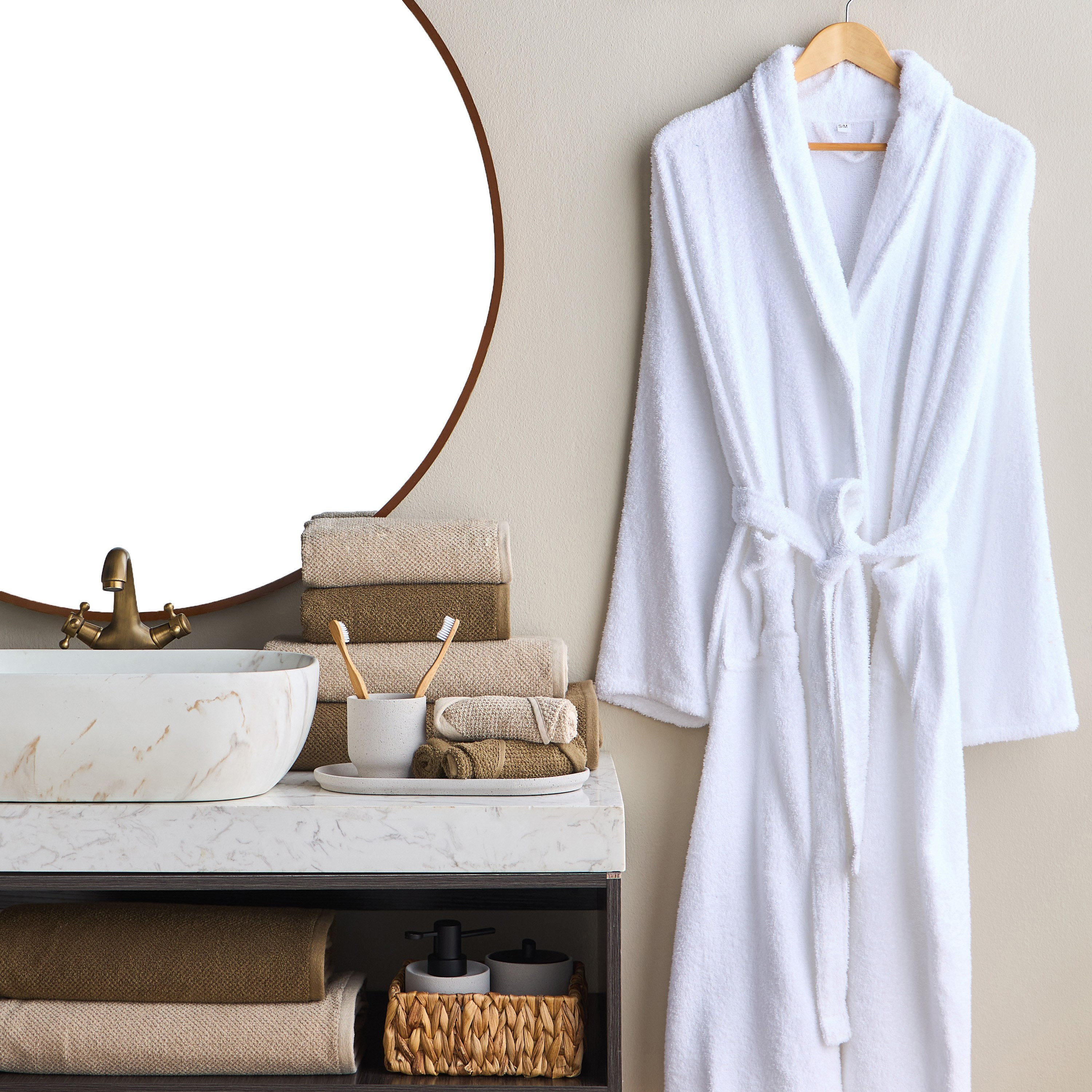 Estella Popcorn 420 GSM Turkish Cotton Bath Towel - 70x140 cm-household-bathandlaundry-bathlinen-towels-image-7
