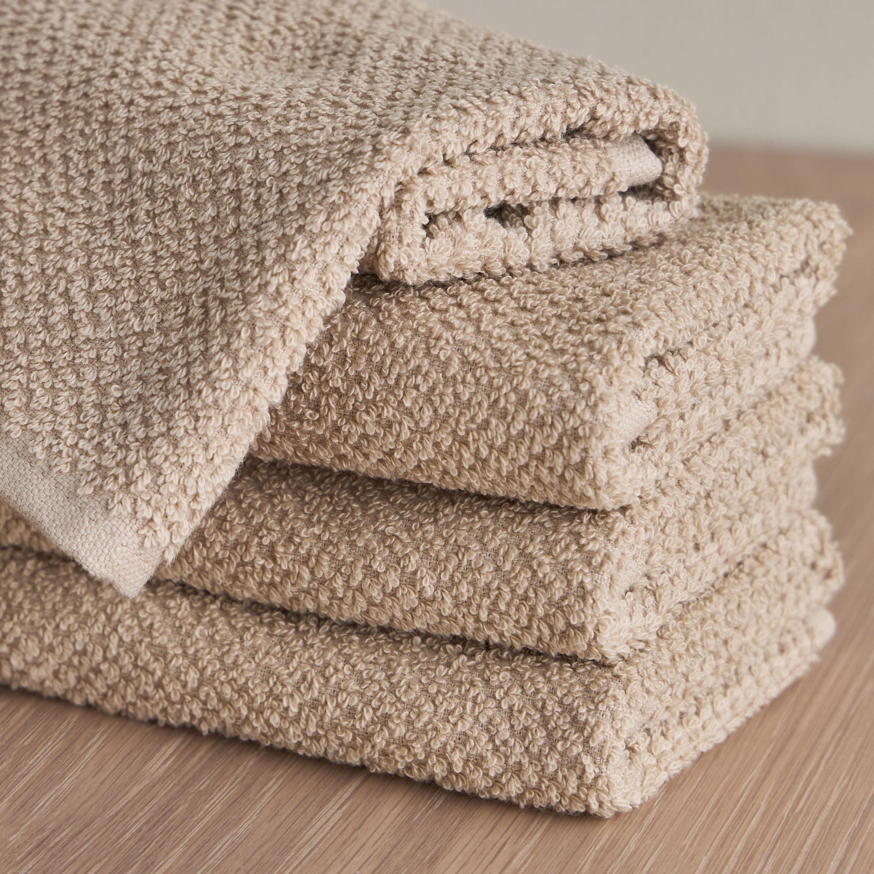 Estella Popcorn 4-Piece 420 GSM Turkish Cotton Finger Tip Towel Set - 30x30 cm-household-bathandlaundry-bathlinen-towels-image-2