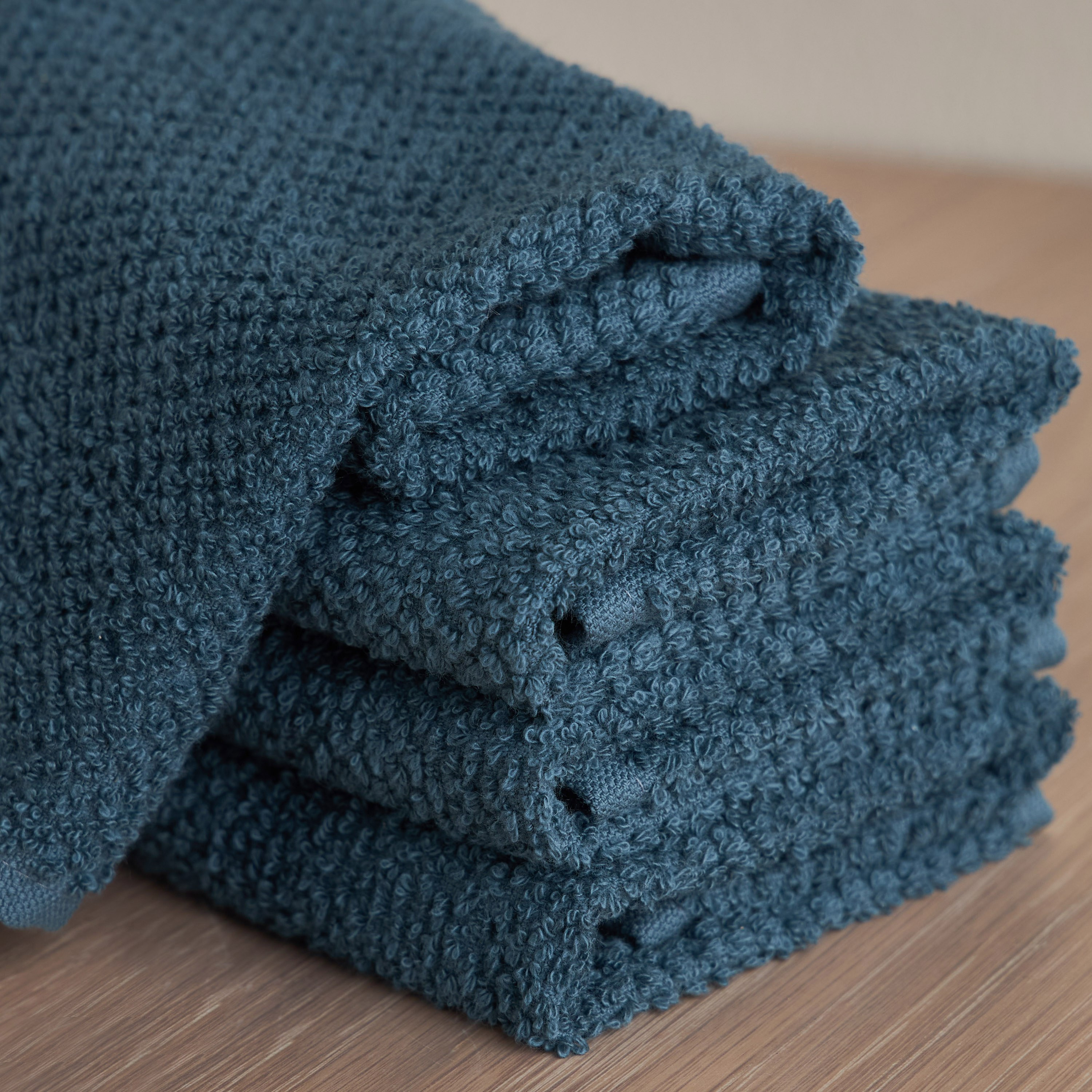 Estella Popcorn 4-Piece 420 GSM Turkish Cotton Finger Tip Towel Set - 30x30 cm-household-bathandlaundry-bathlinen-towels-image-2