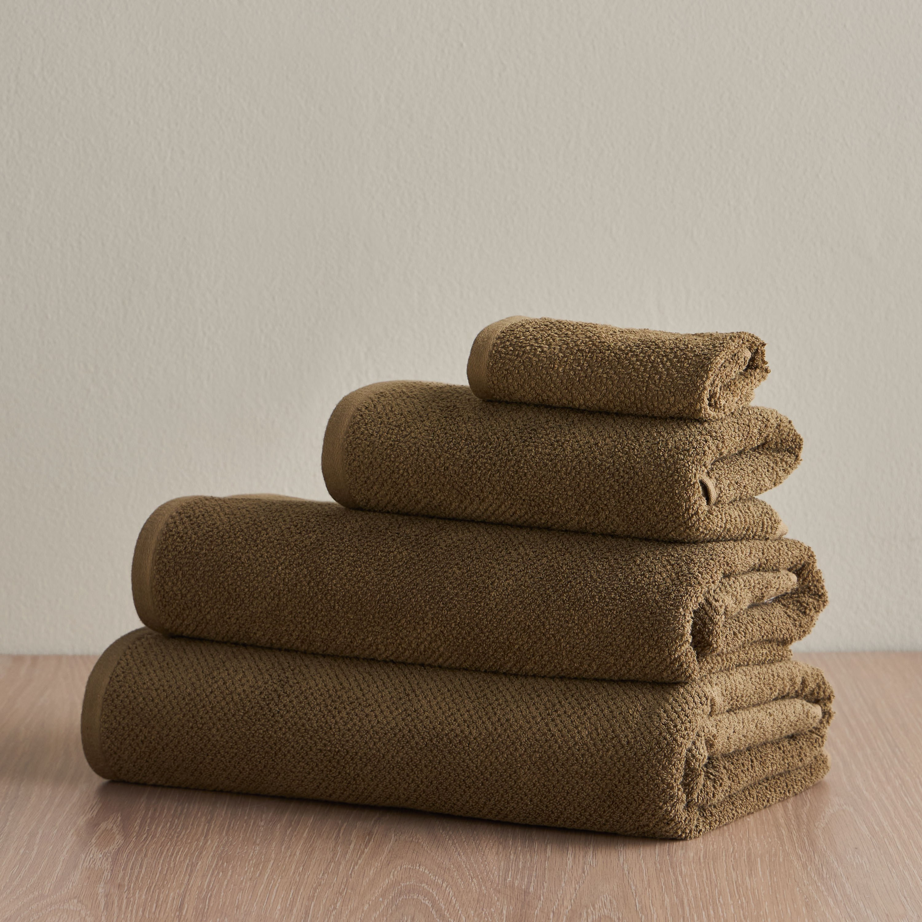 Estella Popcorn 4-Piece 420 GSM Turkish Cotton Finger Tip Towel Set - 30x30 cm-household-bathandlaundry-bathlinen-towels-image-5