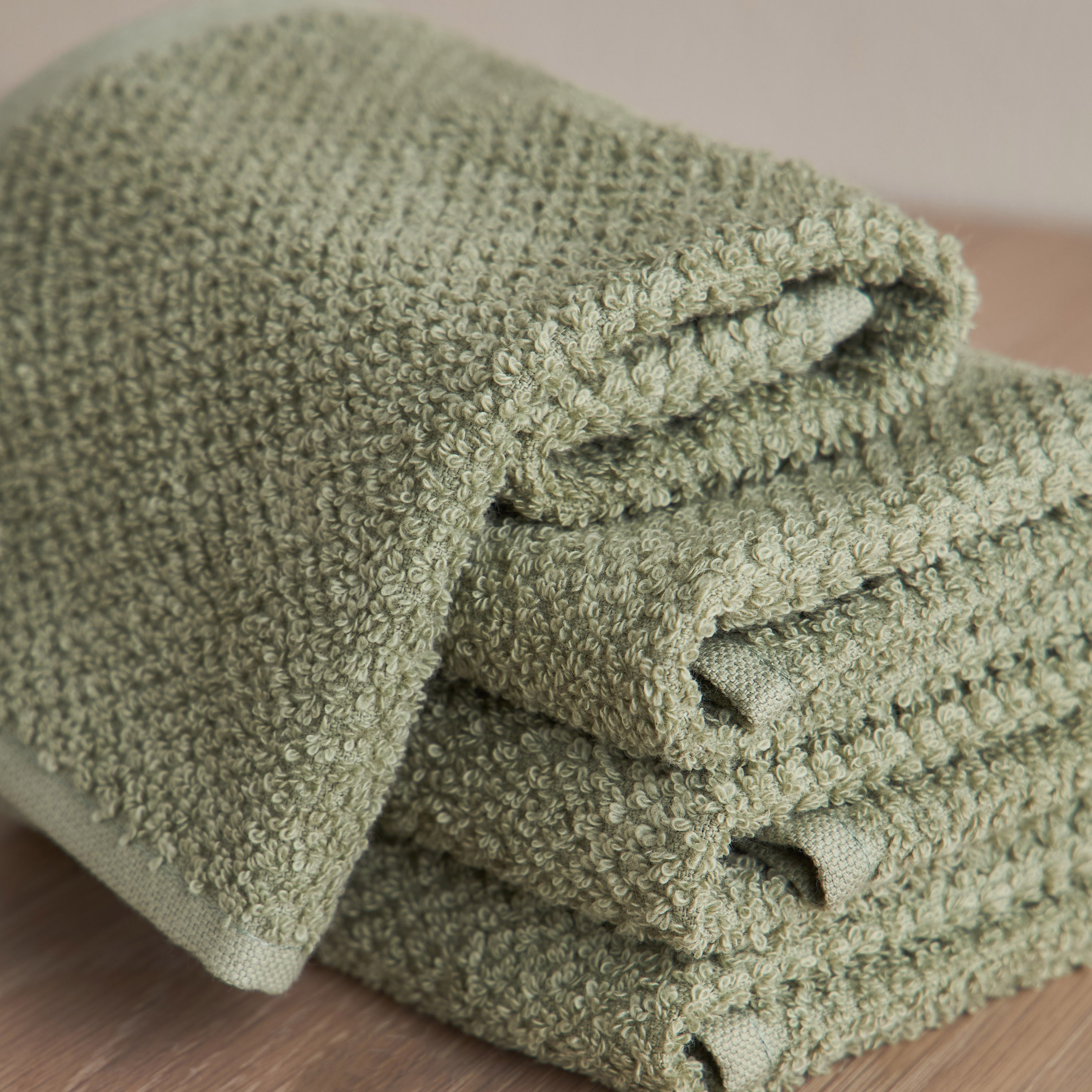 Estella Popcorn 4-Piece 420 GSM Turkish Cotton Finger Tip Towel Set - 30x30 cm-household-bathandlaundry-bathlinen-towels-image-2