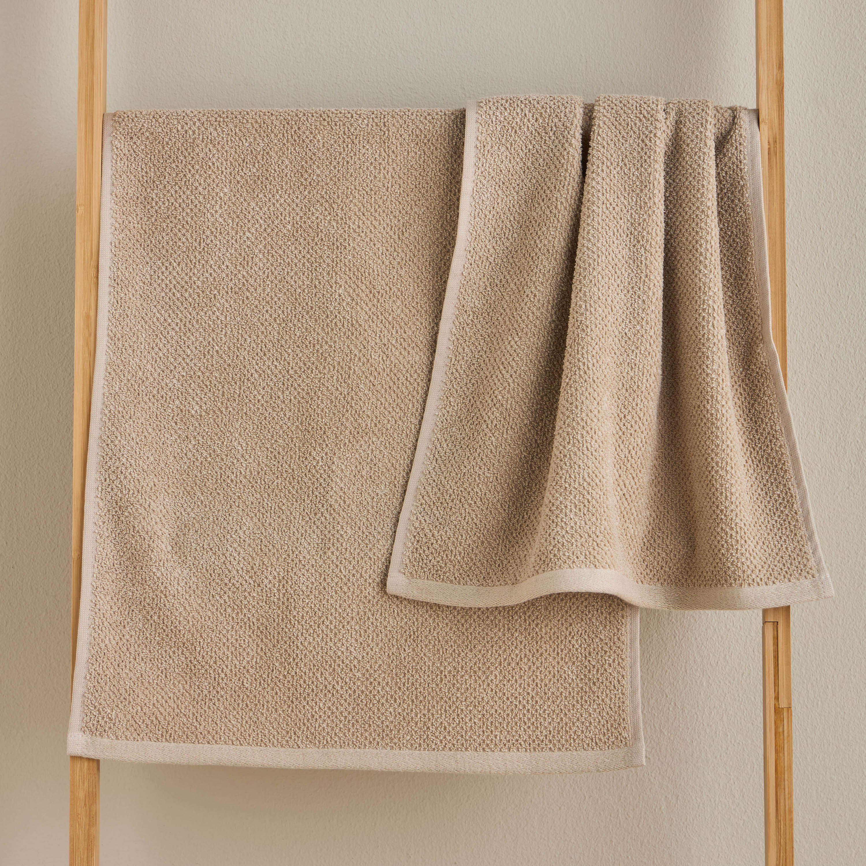 Estella Popcorn 2-Piece 420 GSM Turkish Cotton Hand Towel Set - 40x70 cm-household-bathandlaundry-bathlinen-towels-image-2