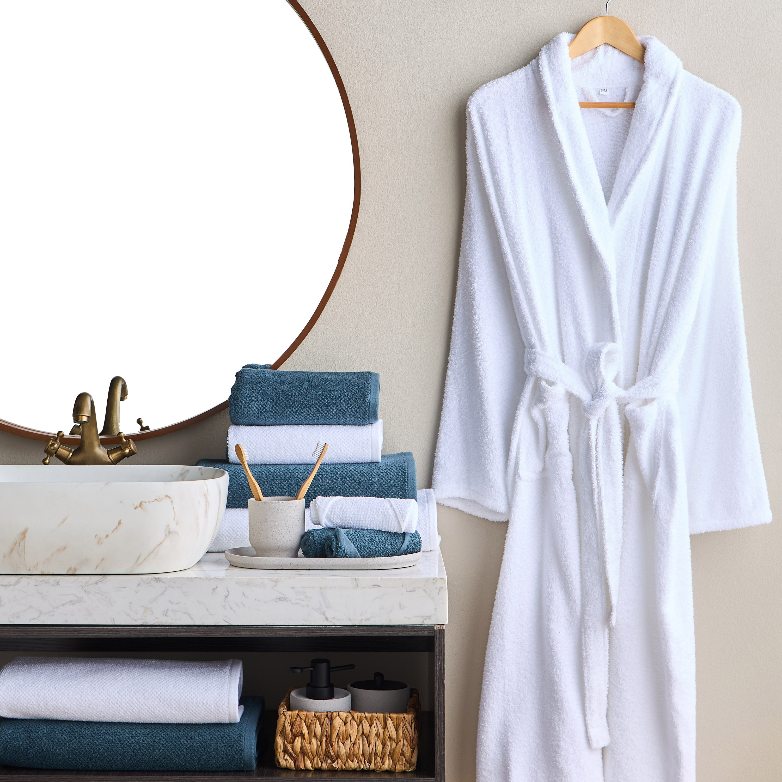 Estella Popcorn 2-Piece 420 GSM Turkish Cotton Hand Towel Set - 40x70 cm-household-bathandlaundry-bathlinen-towels-image-8
