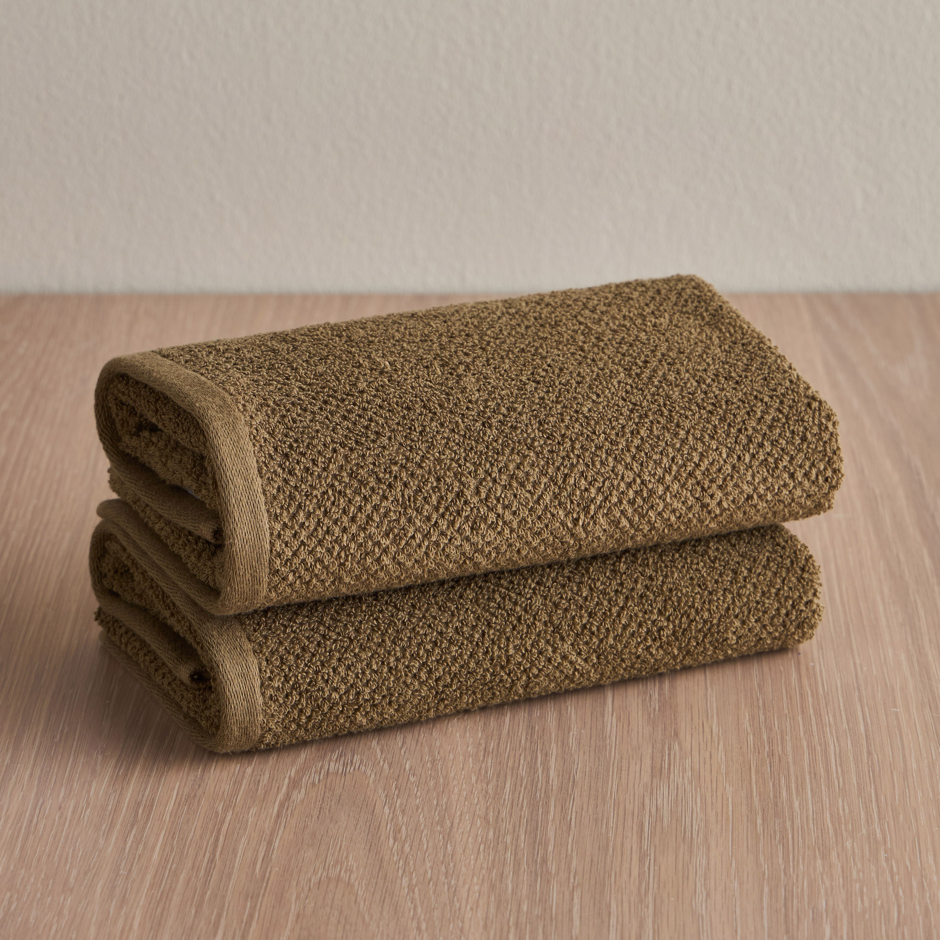 Estella Popcorn 2-Piece 420 GSM Turkish Cotton Hand Towel Set - 40x70 cm-household-bathandlaundry-bathlinen-towels-image-1