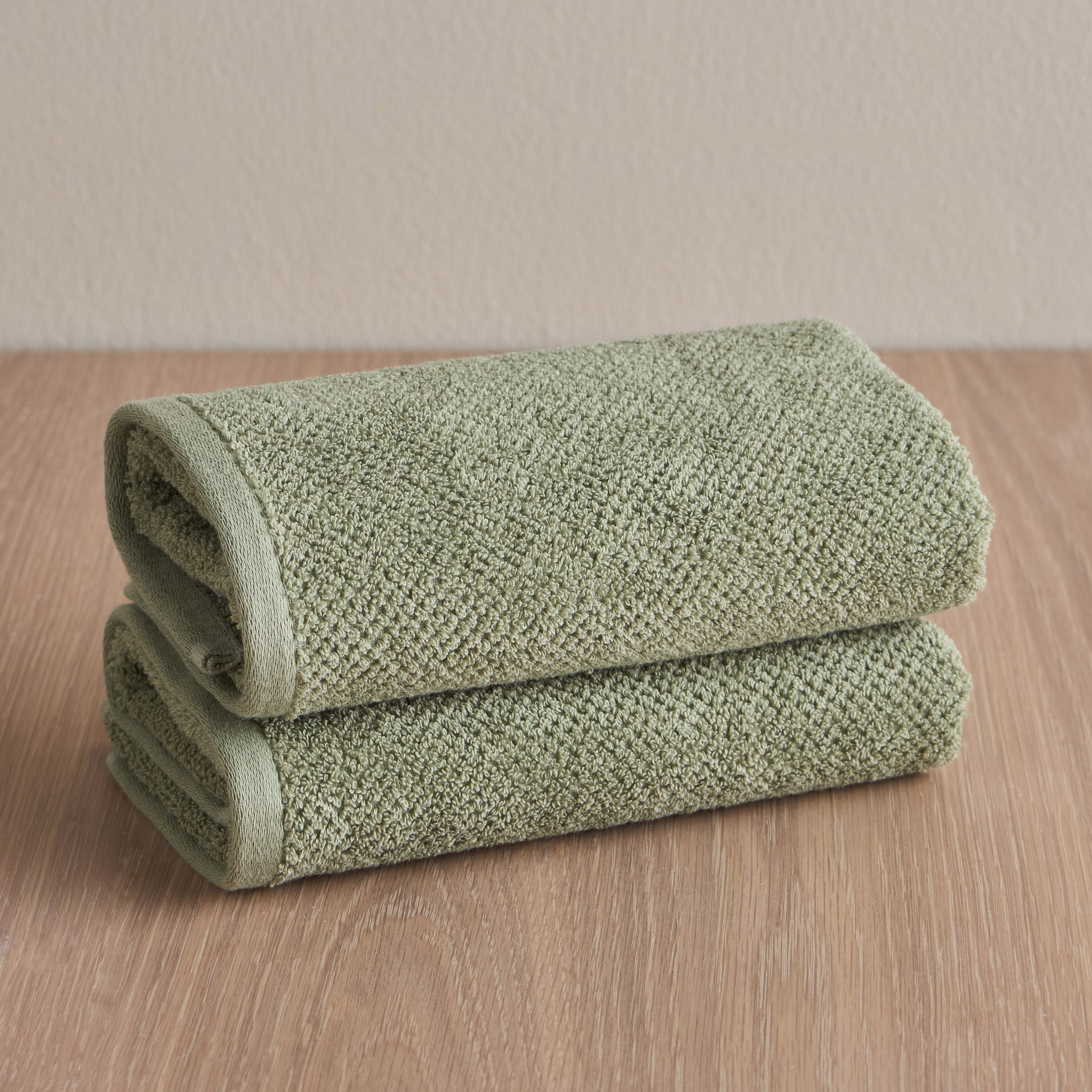 Estella Popcorn 2-Piece 420 GSM Turkish Cotton Hand Towel Set - 40x70 cm-household-bathandlaundry-bathlinen-towels-image-1