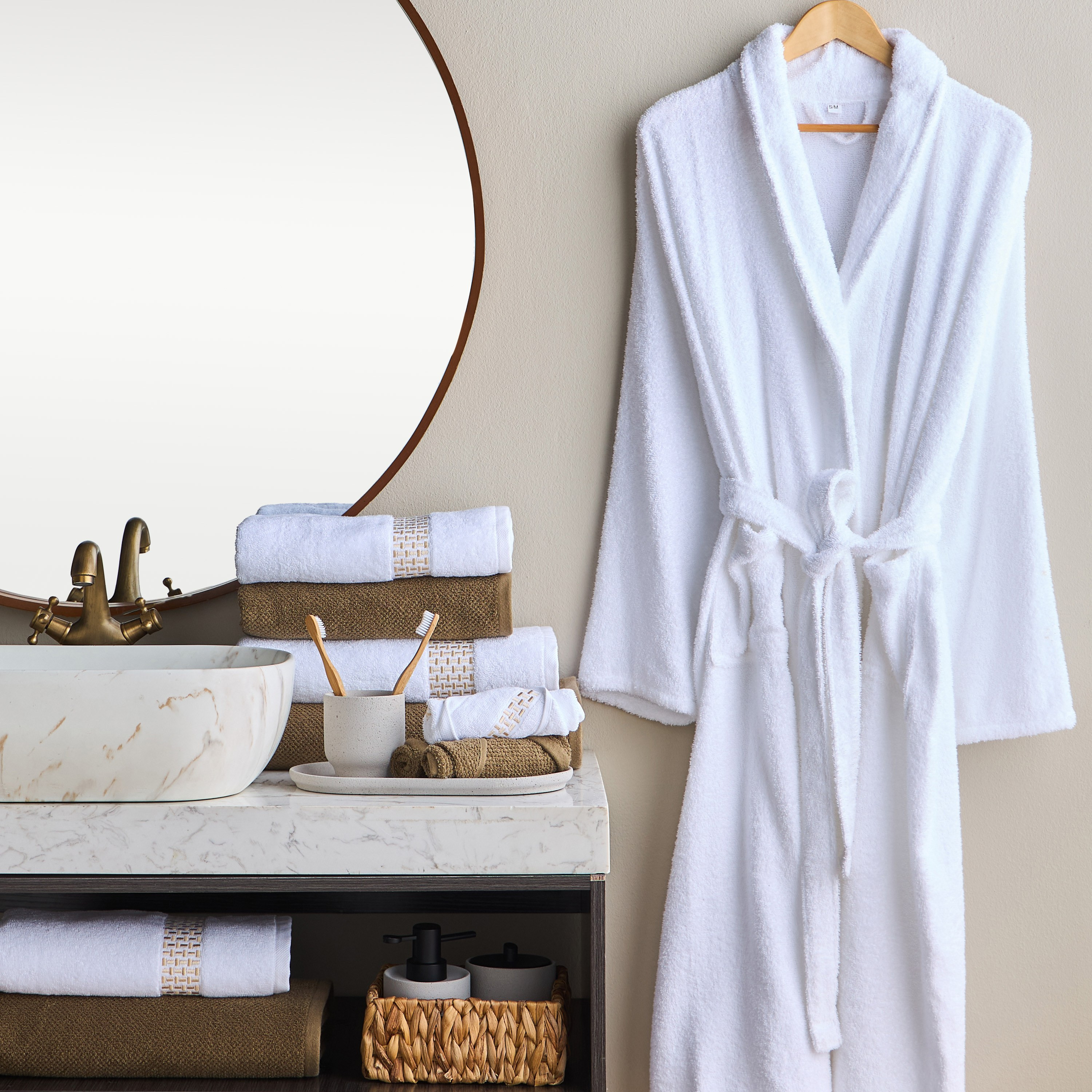 Estella Popcorn 2-Piece 420 GSM Turkish Cotton Hand Towel Set - 40x70 cm-household-bathandlaundry-bathlinen-towels-image-8