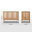 سرير أطفال 2 في 1 قابل للطي - فالون - 70x130 سم-baby-nursery-furniture-cribsandbeds-babycribs-image-1