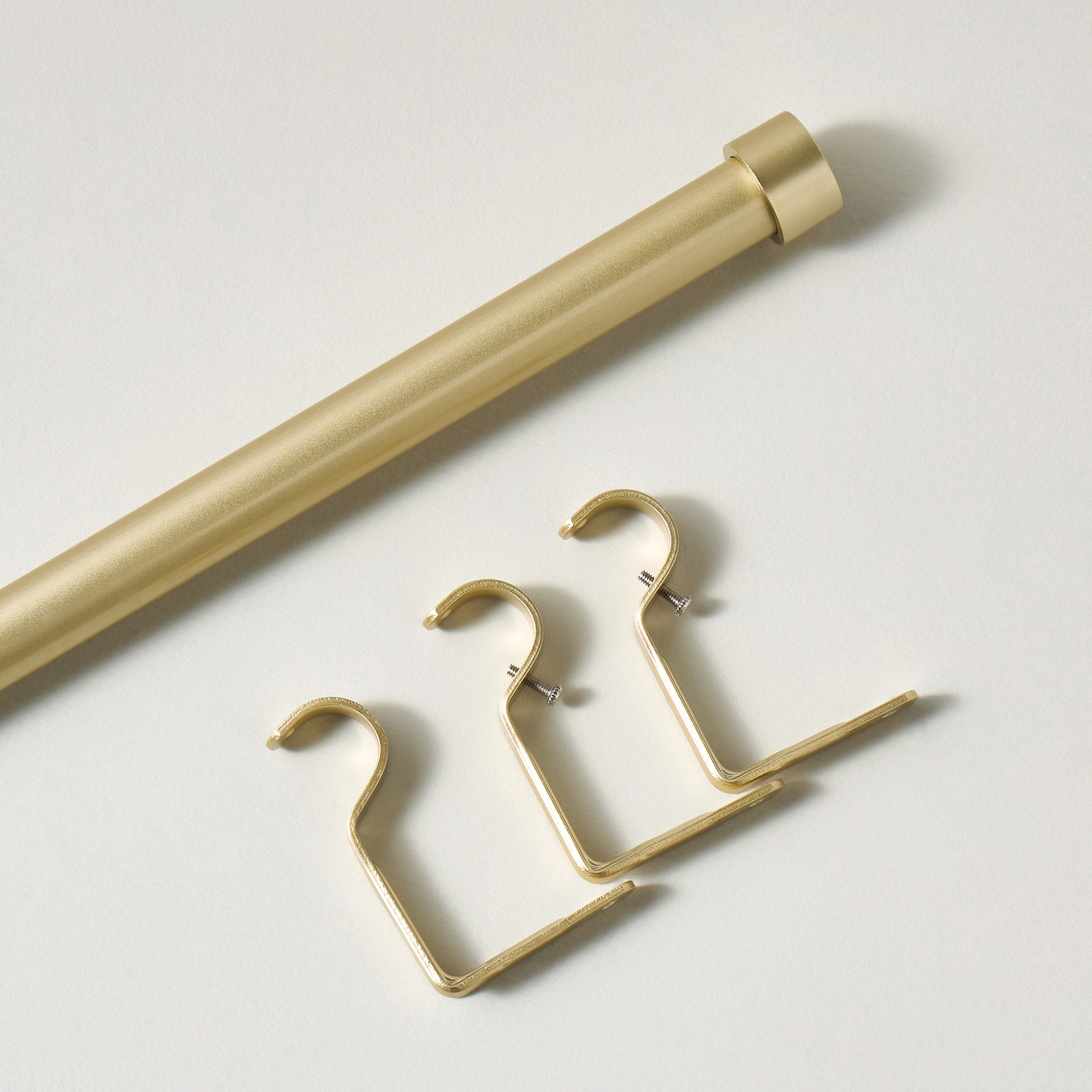 Endcap Extendable Single Curtain Rod - 107-305 cm-household-windows-curtainrodsandaccessories-curtainrods-image-3