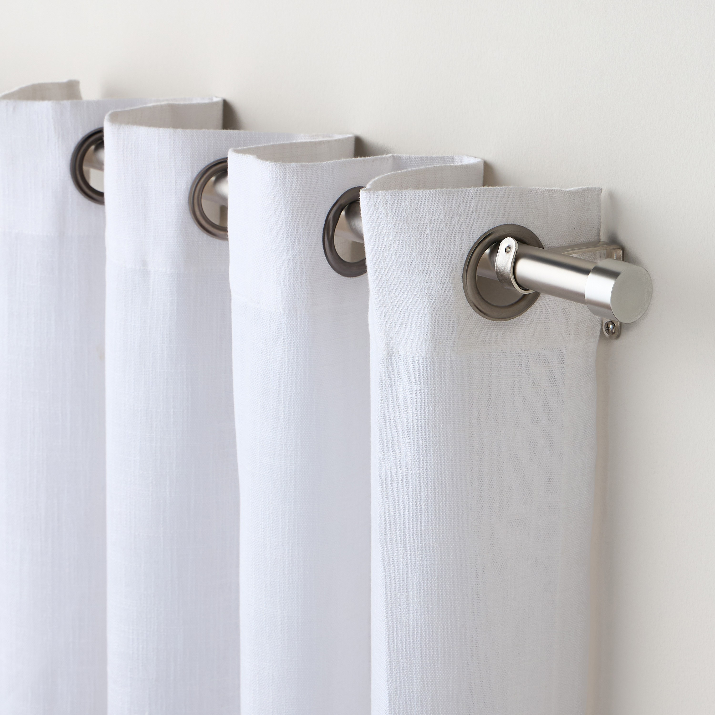 Endcap Extendable Single Curtain Rod - 107-305 cm-household-windows-curtainrodsandaccessories-curtainrods-image-1