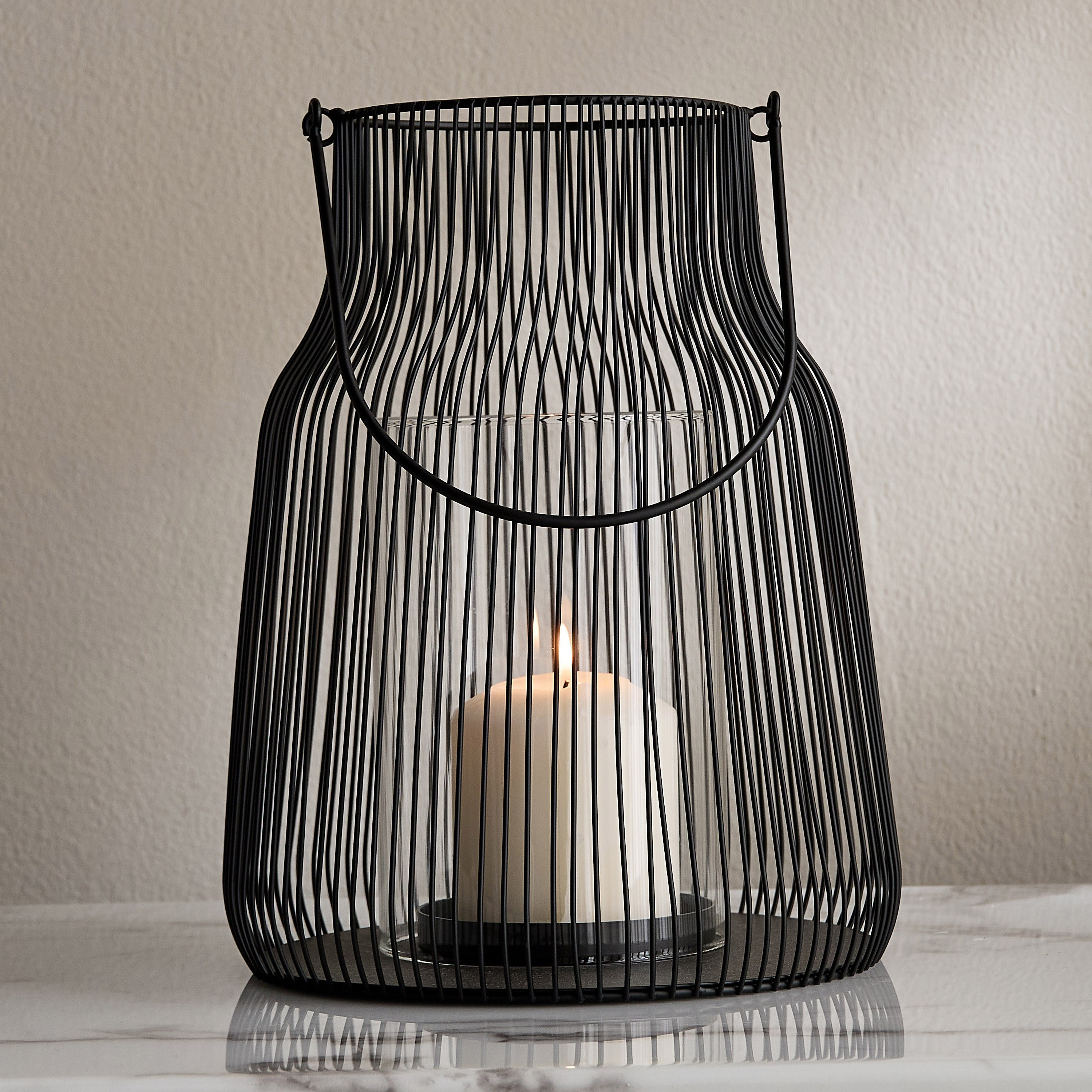 Gradient LouLou Wired Hurricane Candleholder-household-decor-candleholdersandlanterns-image-2