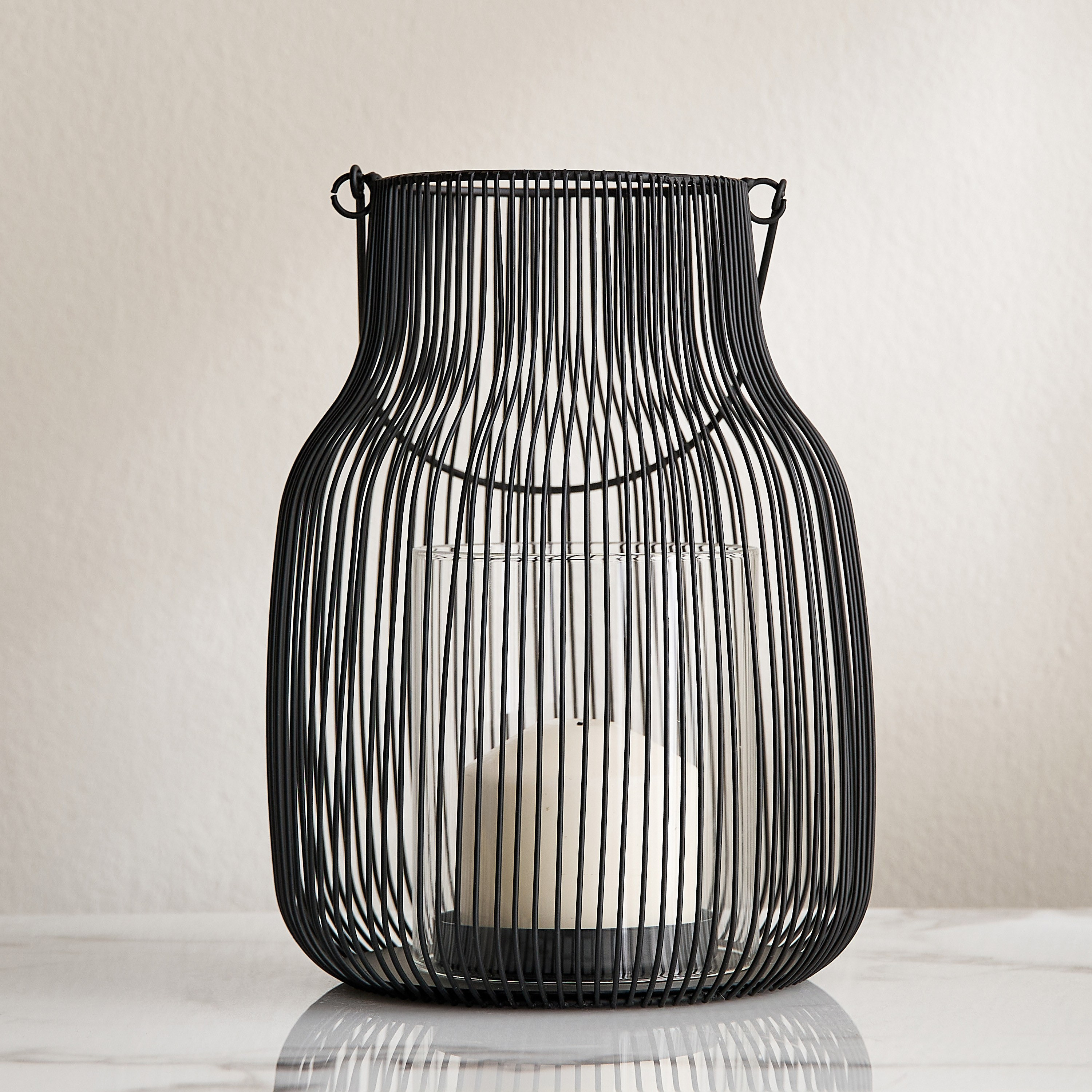 Gradient LouLou Wired Hurricane Candleholder-household-decor-candleholdersandlanterns-image-1