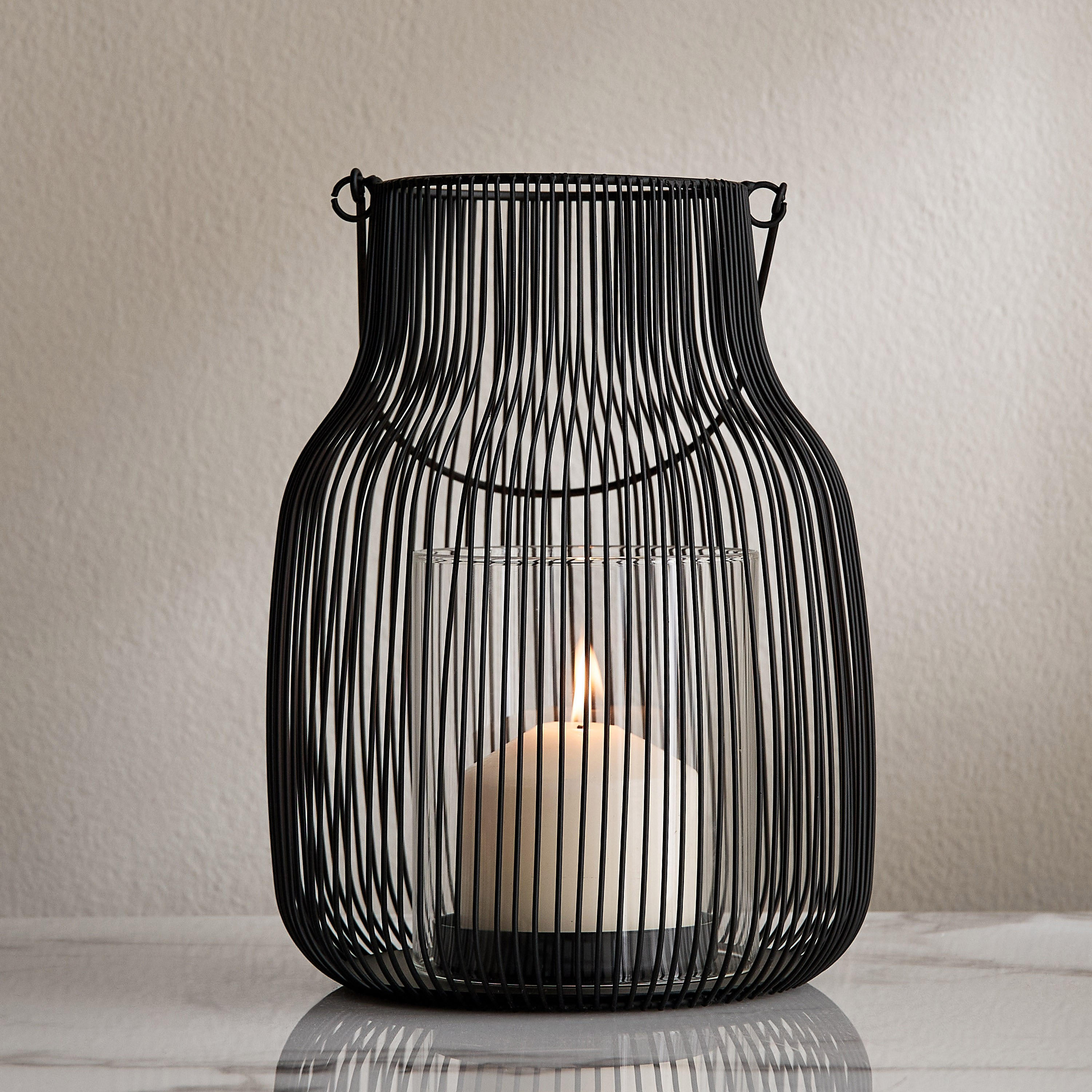 Gradient LouLou Wired Hurricane Candleholder-household-decor-candleholdersandlanterns-image-2