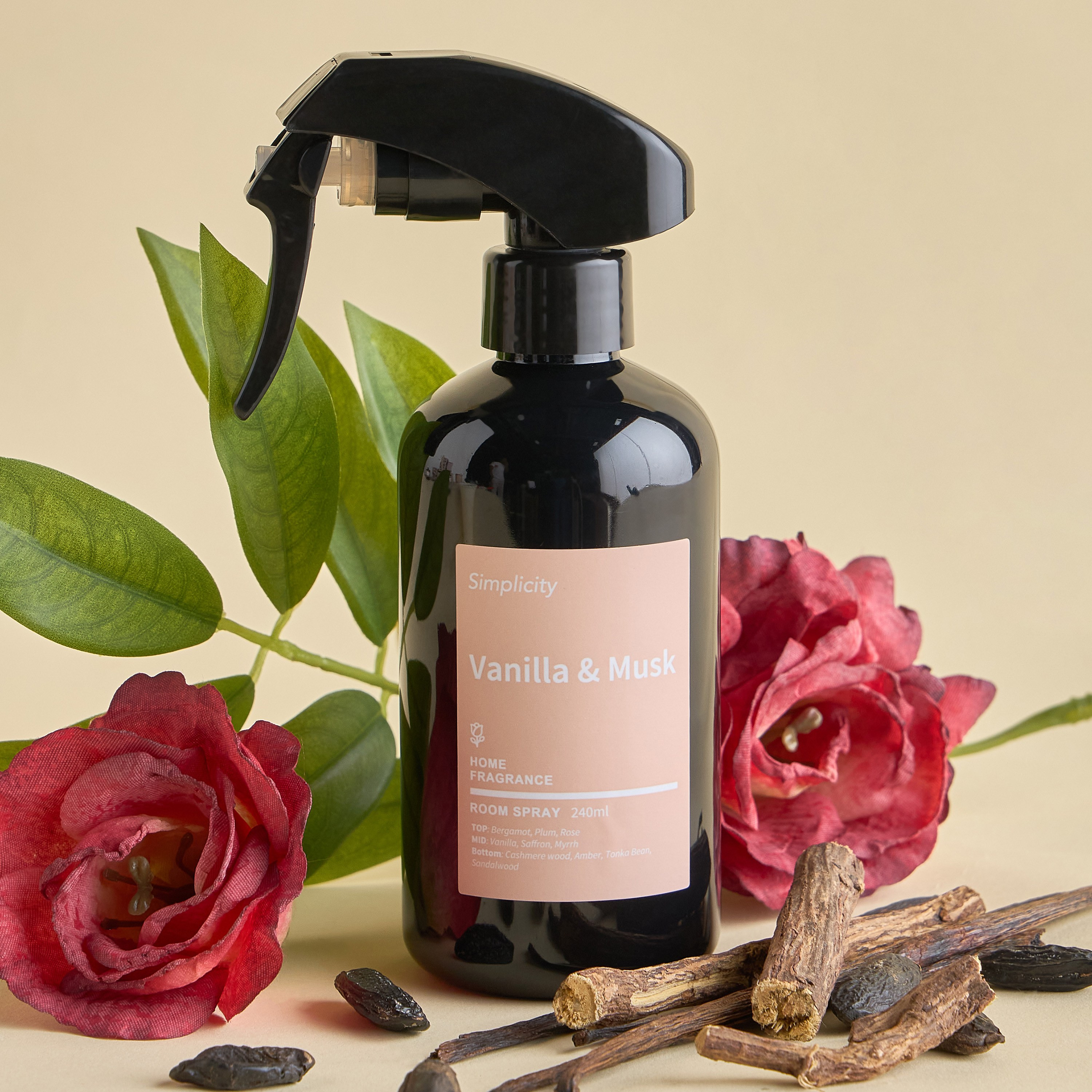 بخّاخ منزل بعطر الفانيليا والمسك - سيمبليسيتي - 240 مل-household-homefragrance-homesprays-image-1