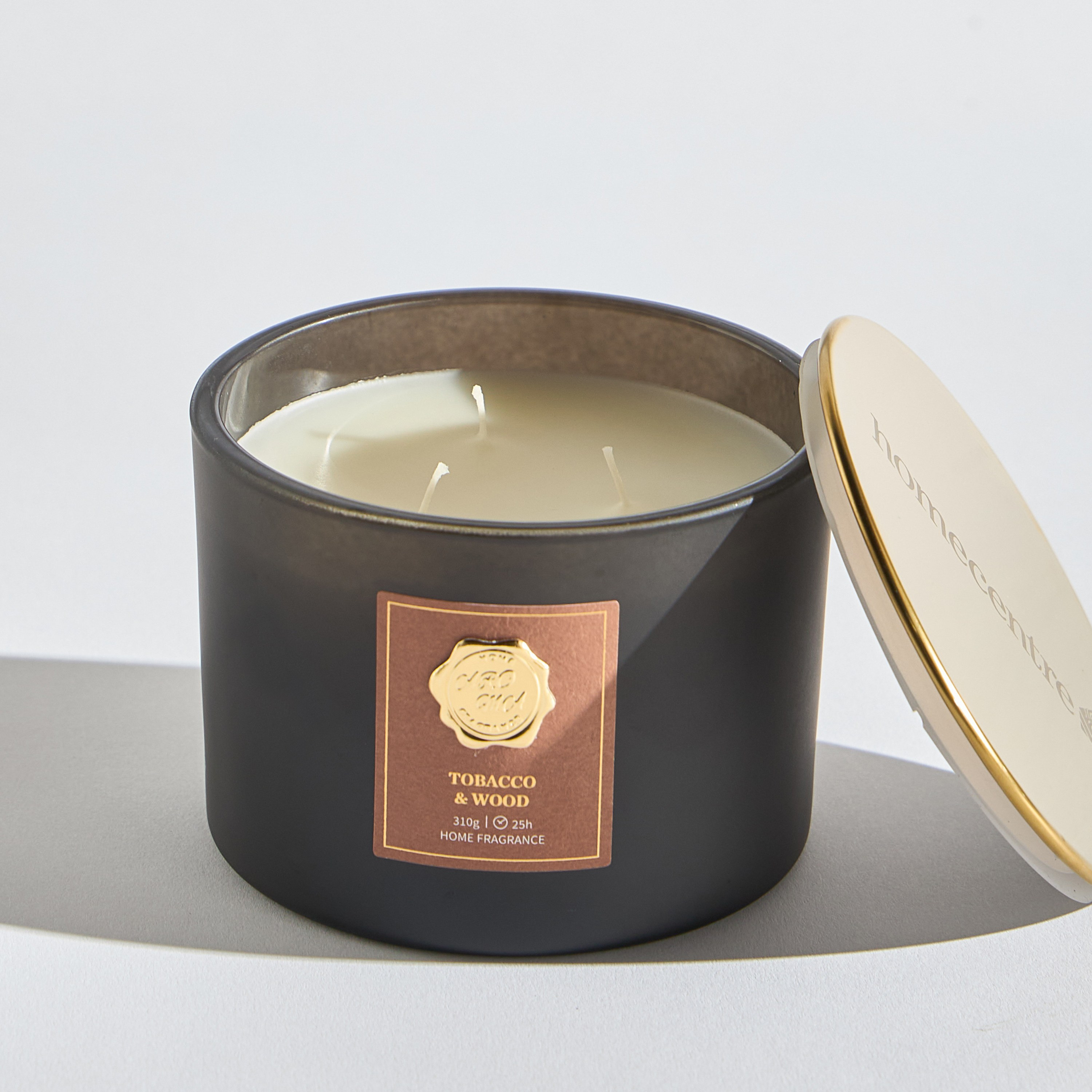 Ambience Tobacco and Oud Scented Jar Candle - 25 h-household-homefragrance-candles-image-2