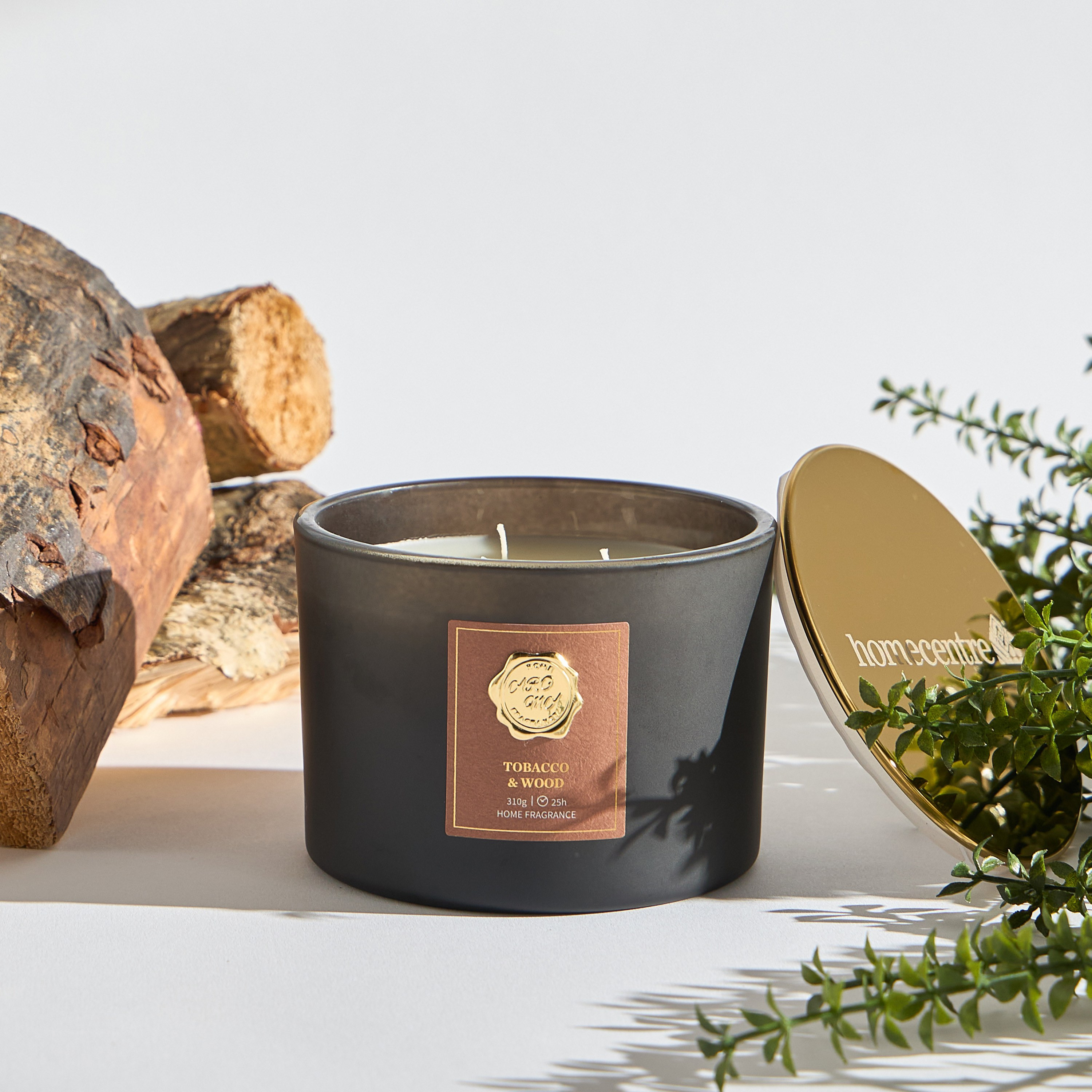 Ambience Tobacco and Oud Scented Jar Candle - 25 h-household-homefragrance-candles-image-4