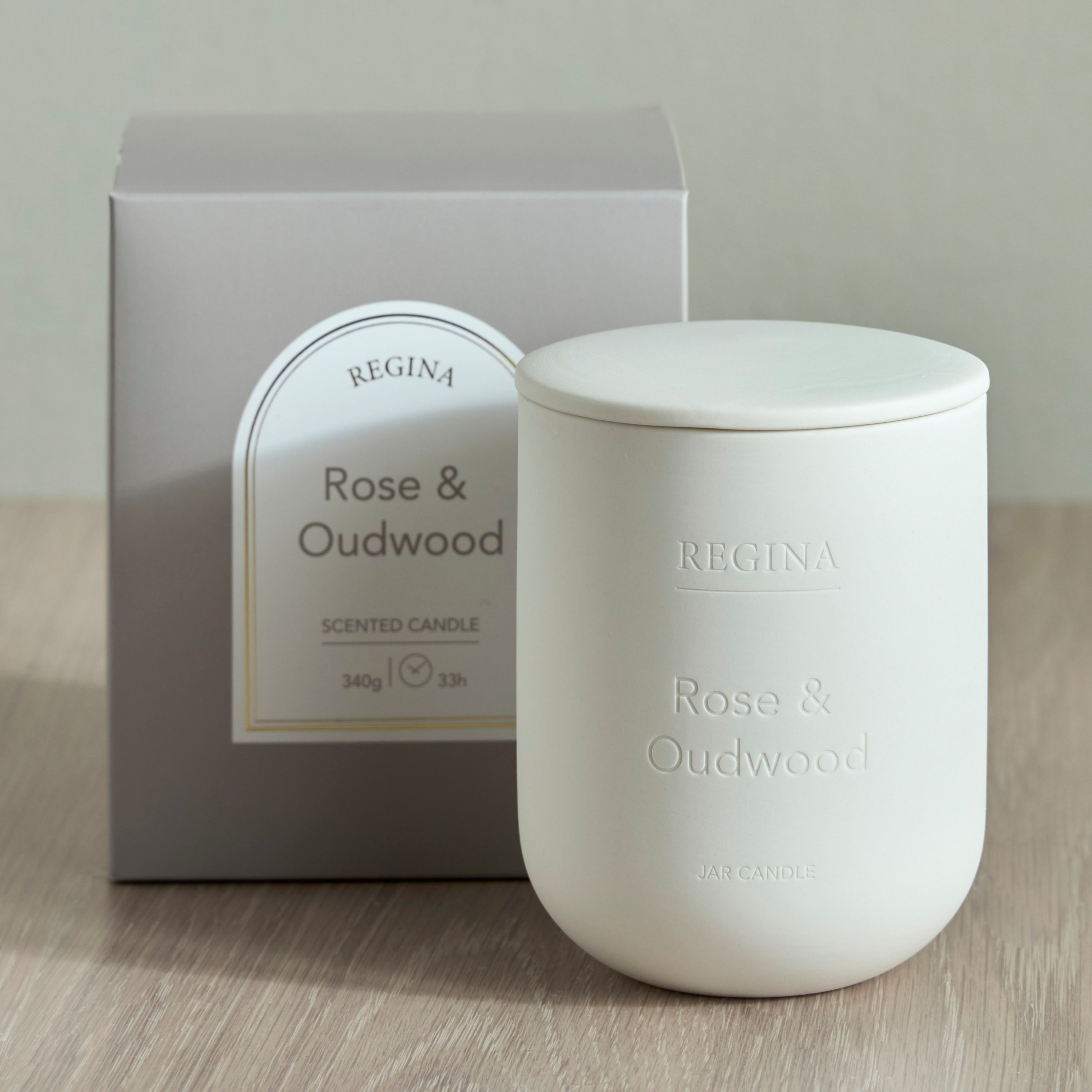 Regina Rose and Oudwood Scented Jar Candle - 33 h-household-homefragrance-candles-image-3