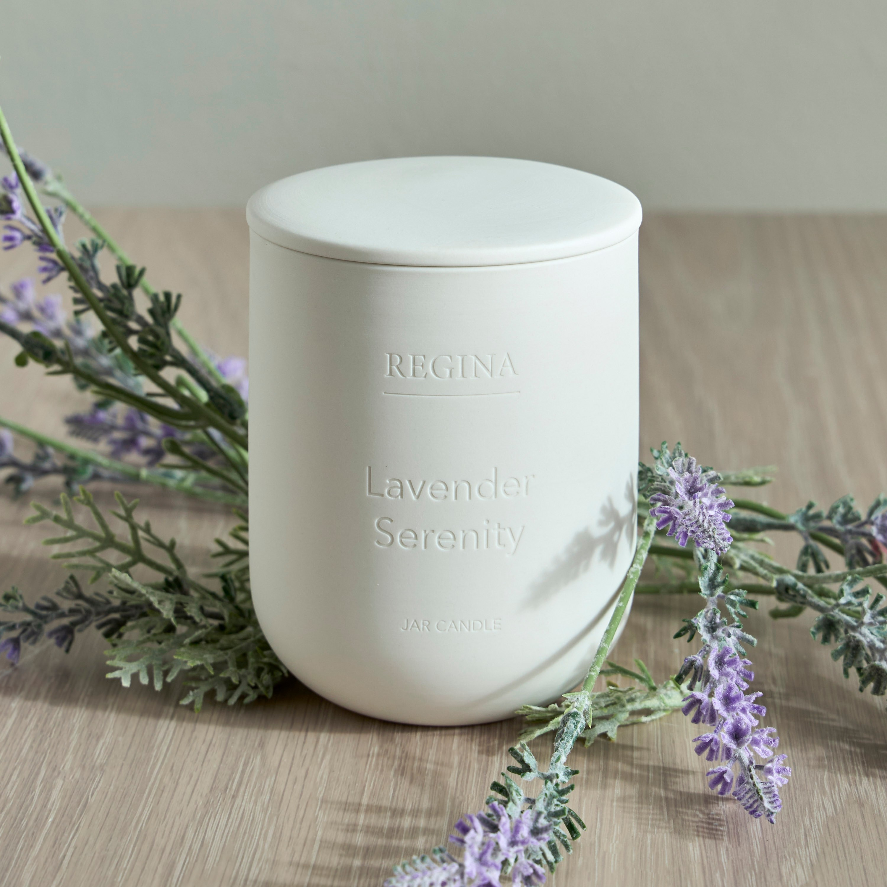 Regina Lavender Serenity Scented Jar Candle - 33 h-household-homefragrance-candles-image-1