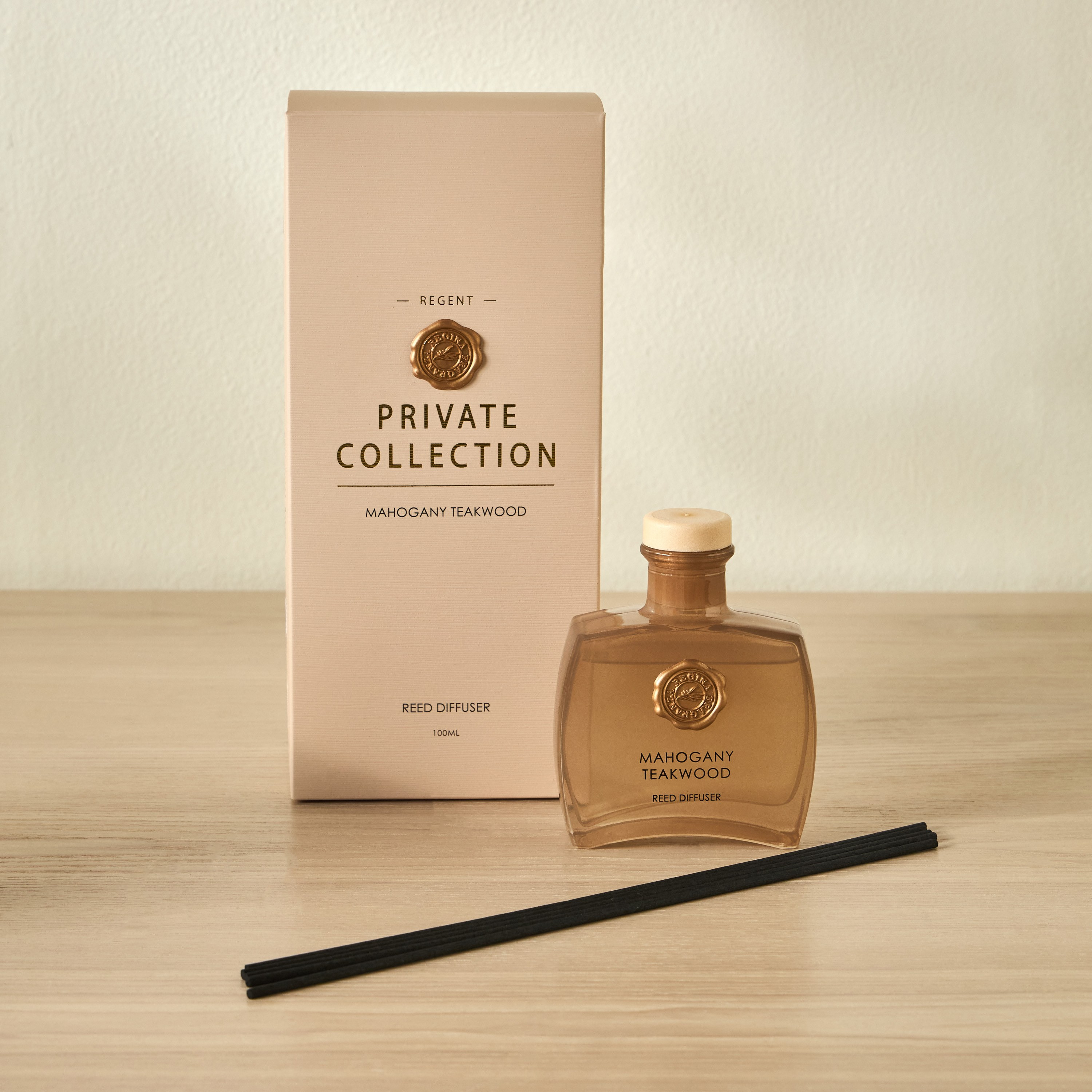 موزع عطور أعواد برائحة خشب الساج والماهوجني - ريجنت - 100 مل-household-homefragrance-reeddiffusers-image-2