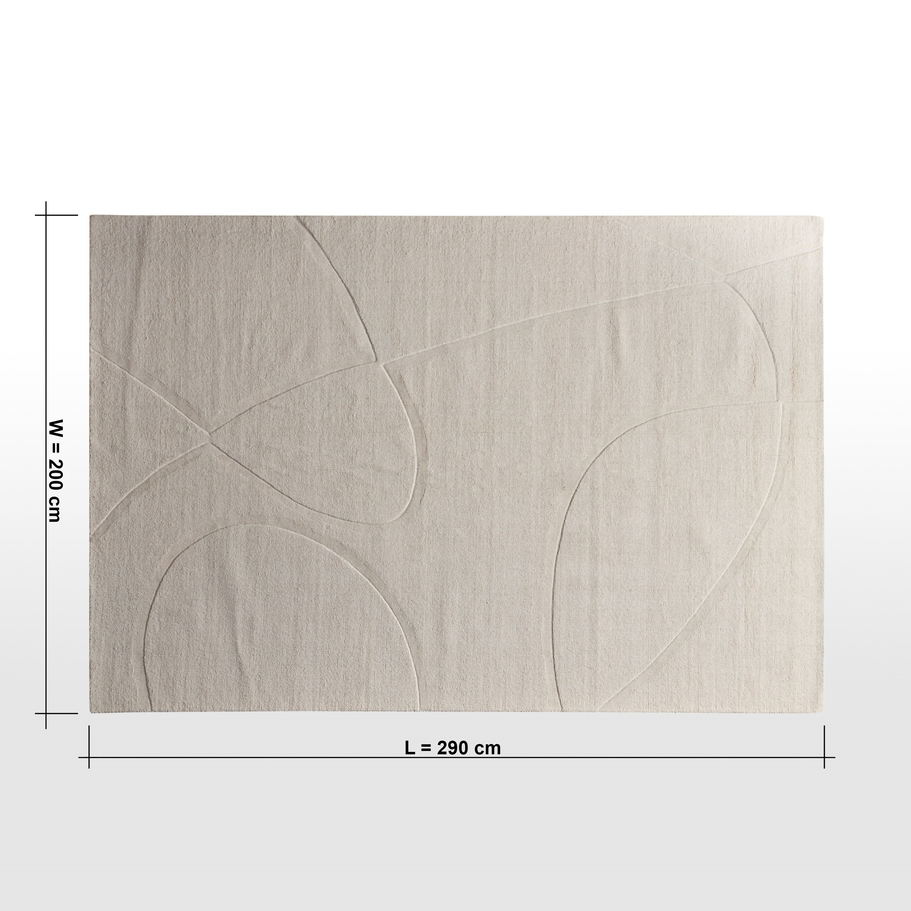 سجادة صوف مصنوعة يدويًا - لوريلي - 200x290 سم-household-rugsandcarpets-rugs-image-6