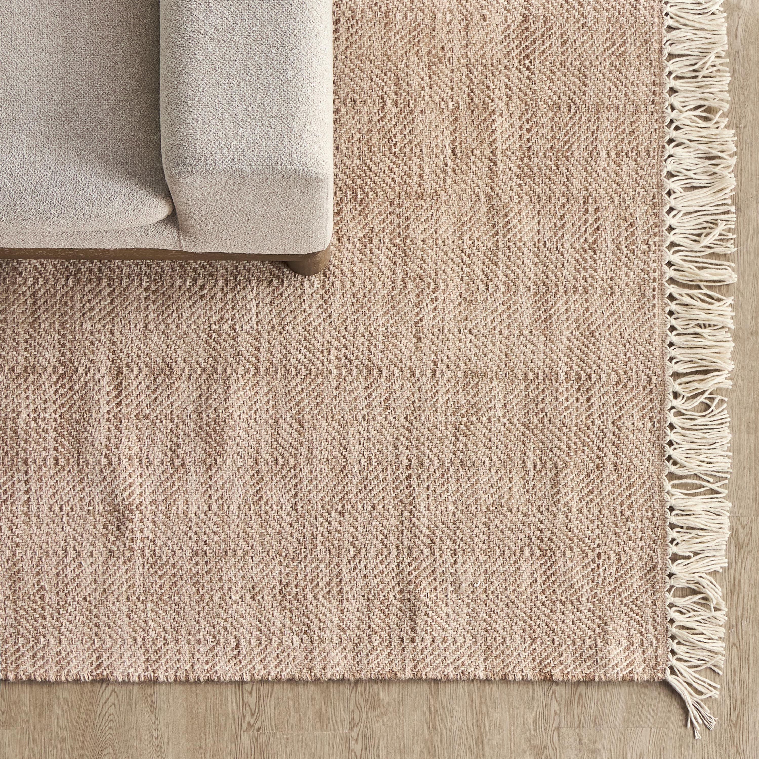 Prato Woollen Handwoven Rug - 80x230 cm-household-rugsandcarpets-rugs-image-1
