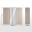 خزانة ملابس بـ 6 أبواب ودرج - ميكاسا-furniture-bedroom-wardrobes-image-1