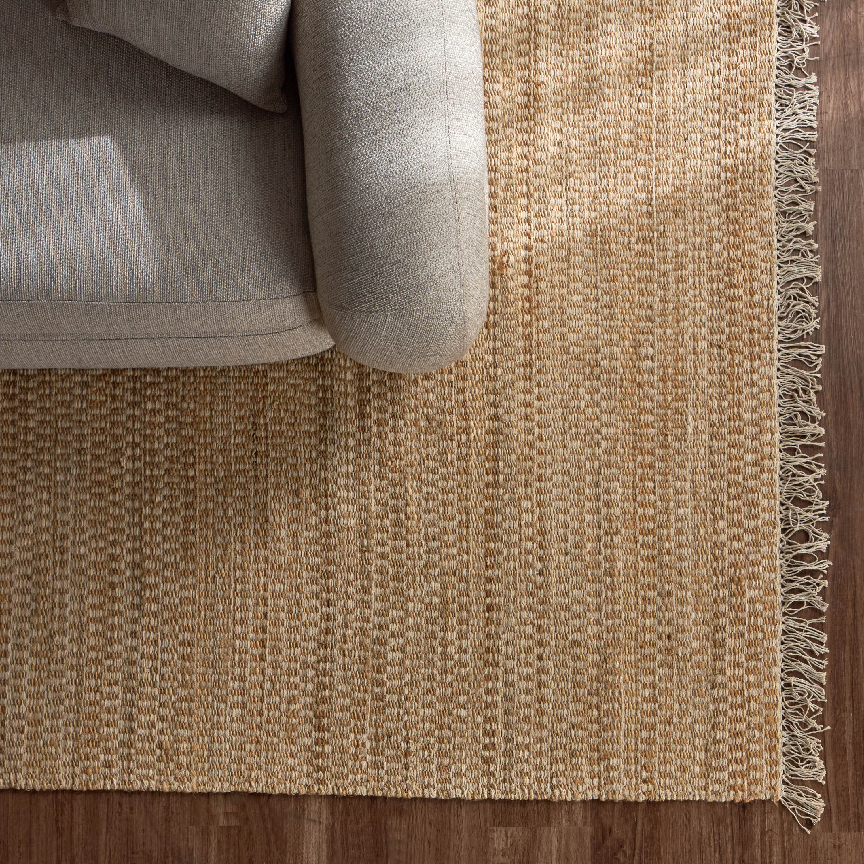 Aaranya Hand Woven Hemp Chenille Rug - 160x230 cm-household-rugsandcarpets-rugs-image-1