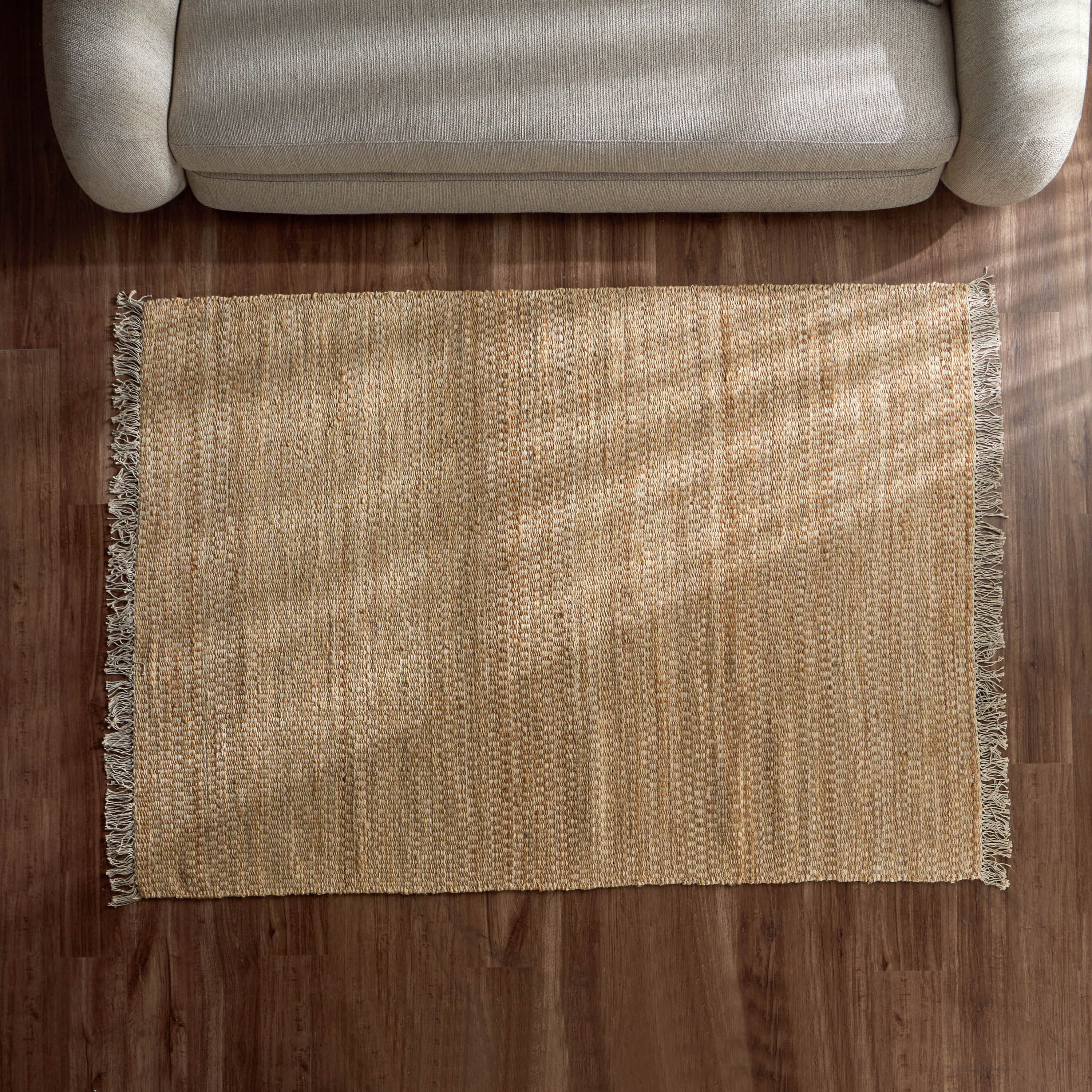 Aaranya Hand Woven Hemp Chenille Rug - 160x230 cm-household-rugsandcarpets-rugs-image-2