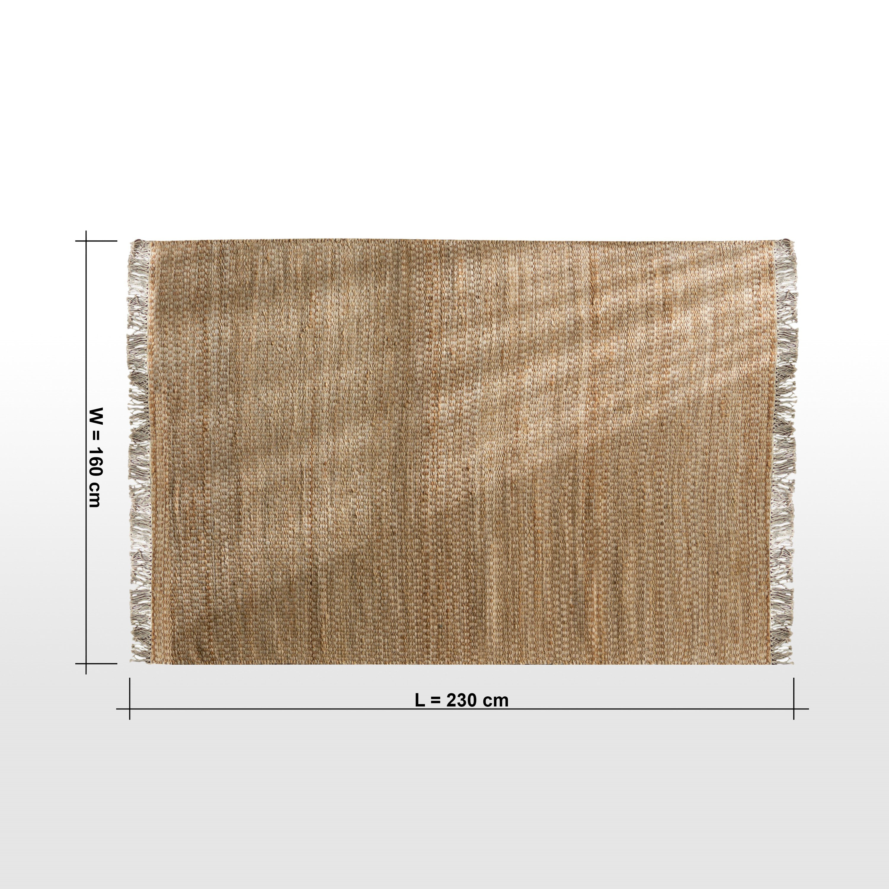 Aaranya Hand Woven Hemp Chenille Rug - 160x230 cm-household-rugsandcarpets-rugs-image-6
