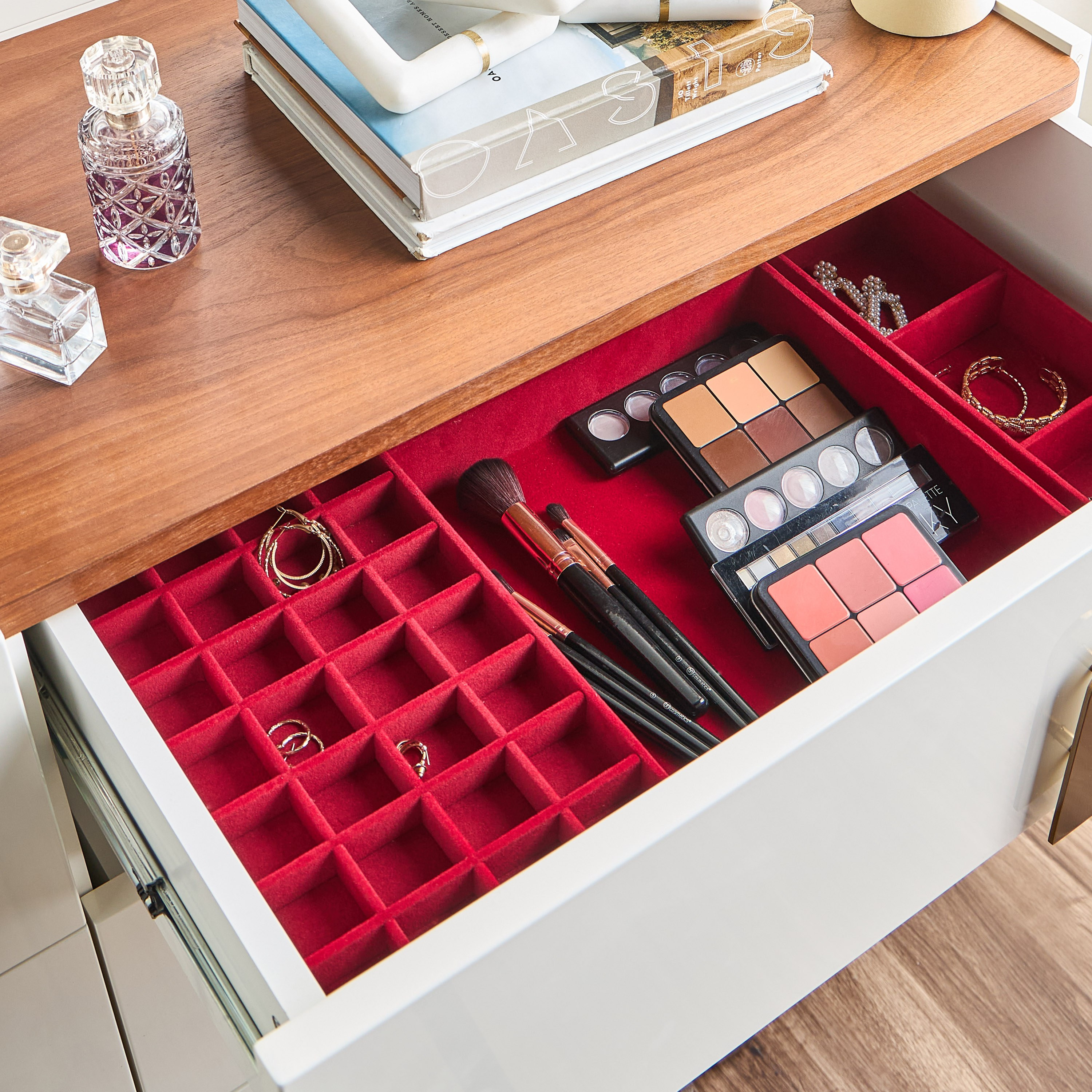 صينية مجوهرات 3 أقسام - فلوسكي-household-storage-jewelleryorganizing-jewellerytrays-image-3