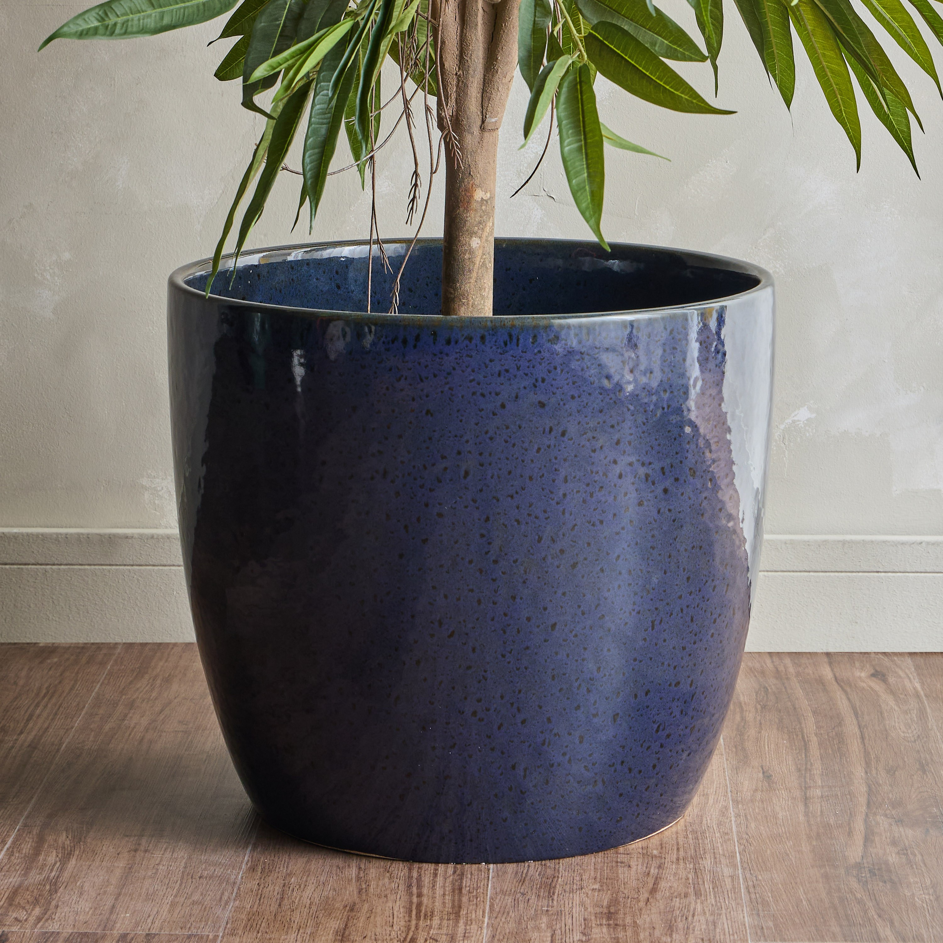 Glaze Earl Ceramic Planter - 46 cm-household-gardenandoutdoor-potsandplanters-planters-image-1