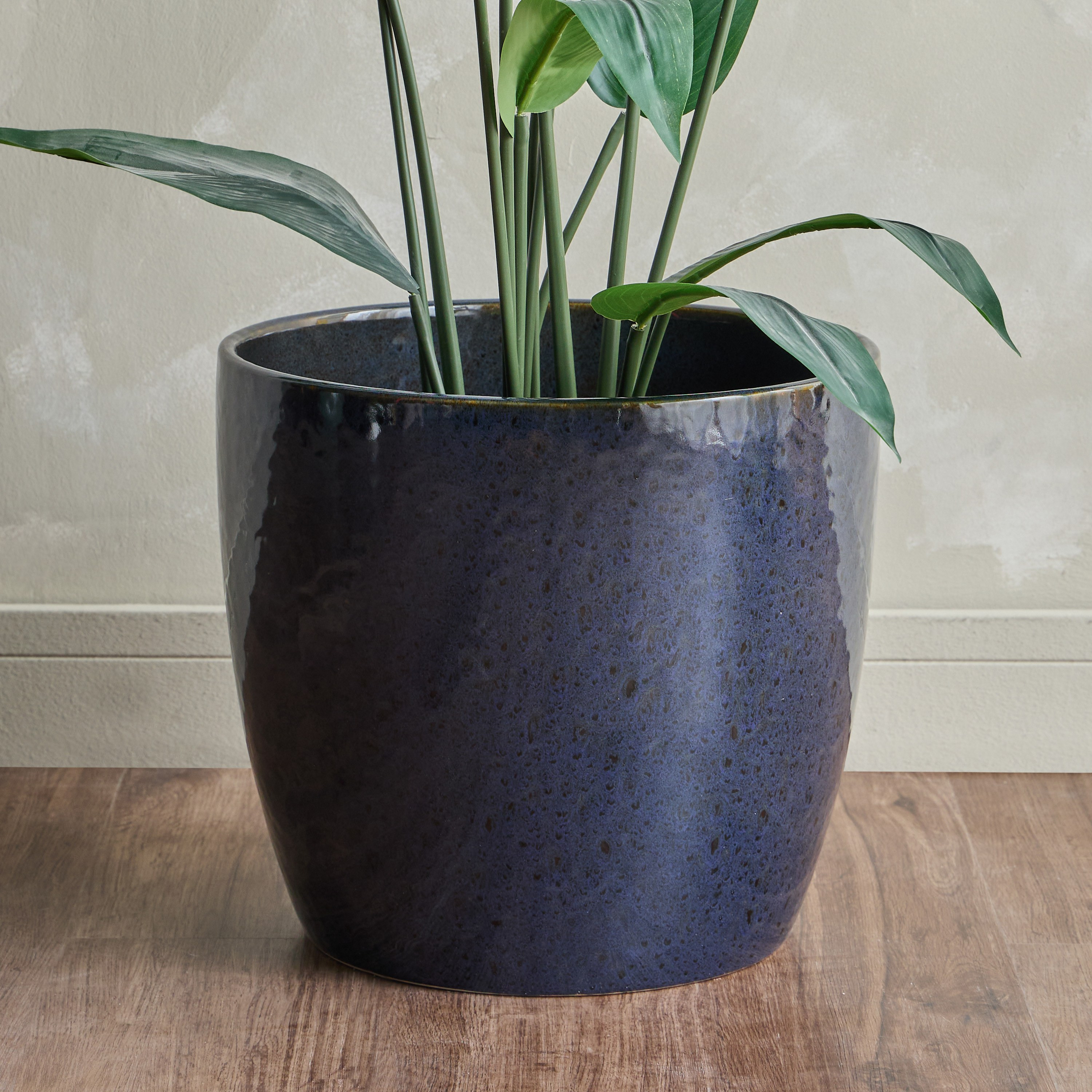 Glaze Earl Ceramic Planter - 40 cm-household-gardenandoutdoor-potsandplanters-planters-image-1