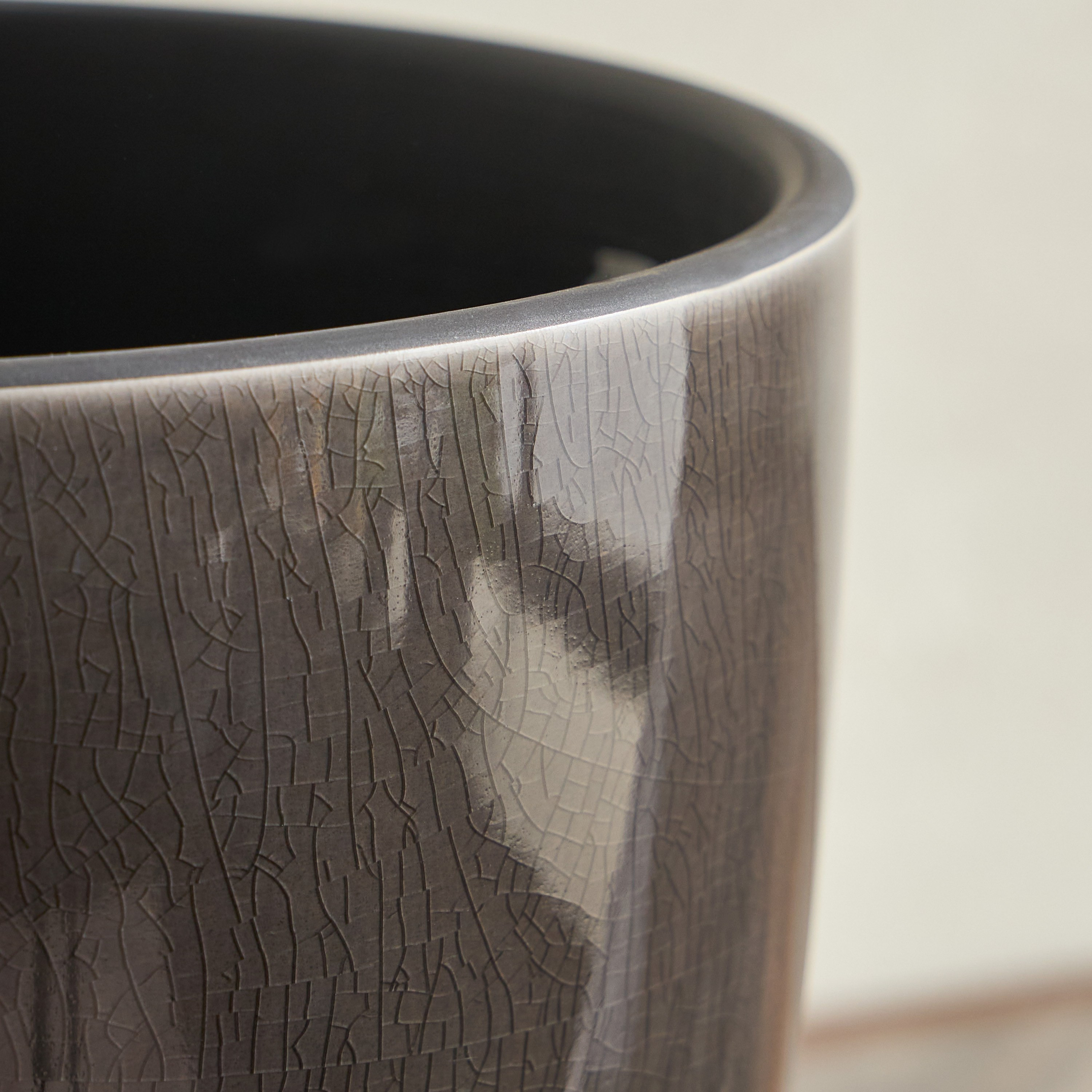 Glaze Ceramic Planter - 14 cm-household-gardenandoutdoor-potsandplanters-planters-image-3