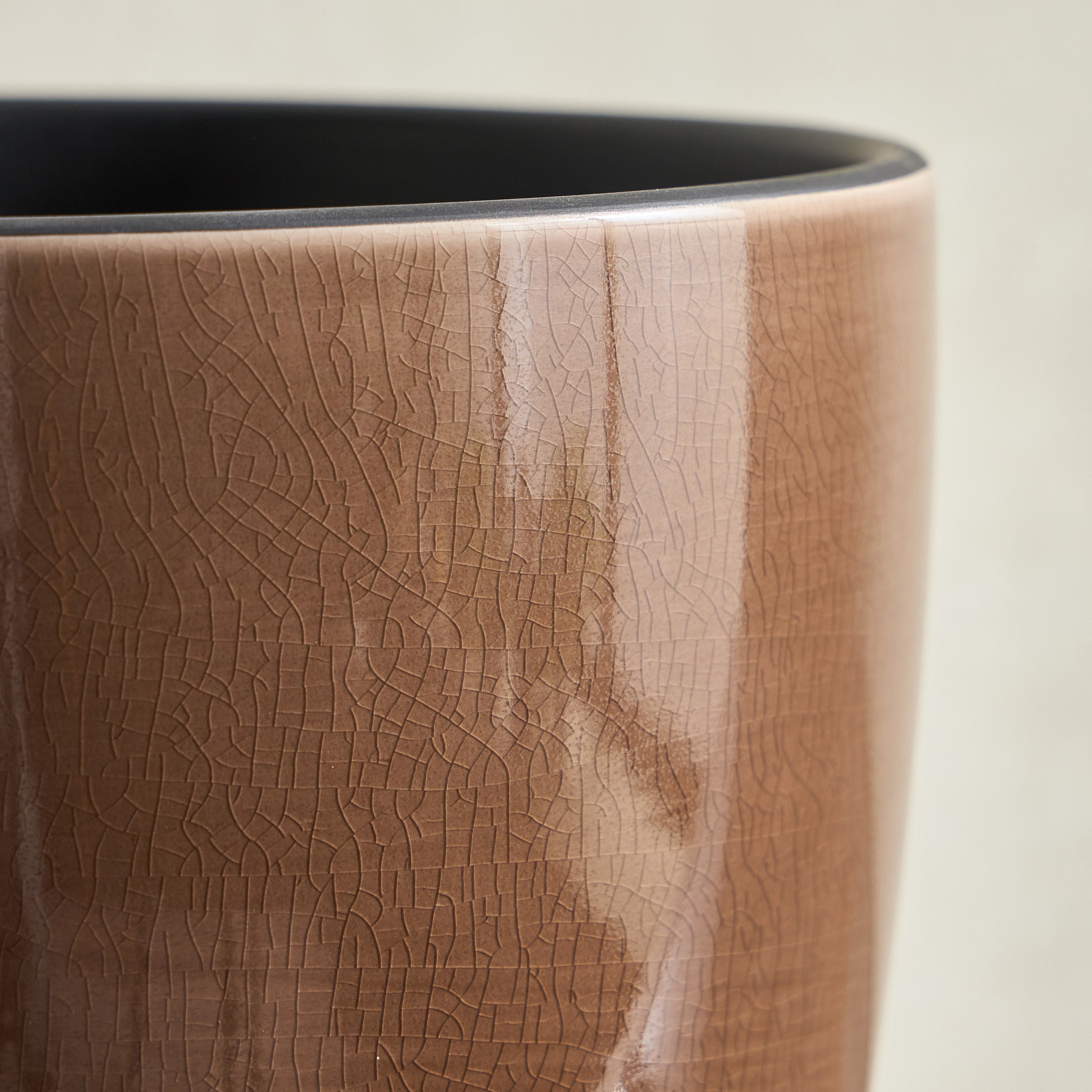 Glaze Ceramic Planter - 14 cm-household-gardenandoutdoor-potsandplanters-planters-image-3