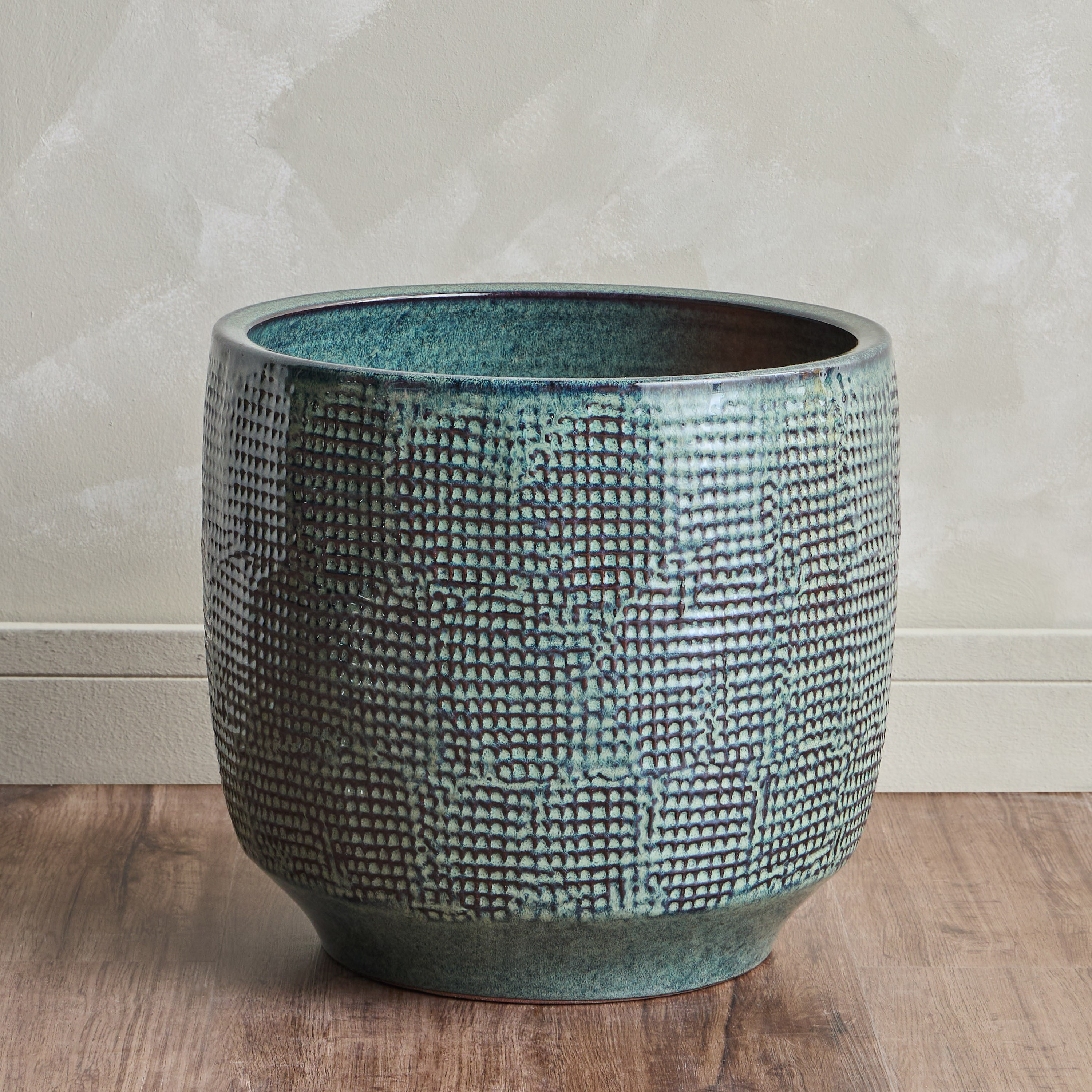 Glaze Vincent Ceramic Planter - 36 cm-household-gardenandoutdoor-potsandplanters-planters-image-2