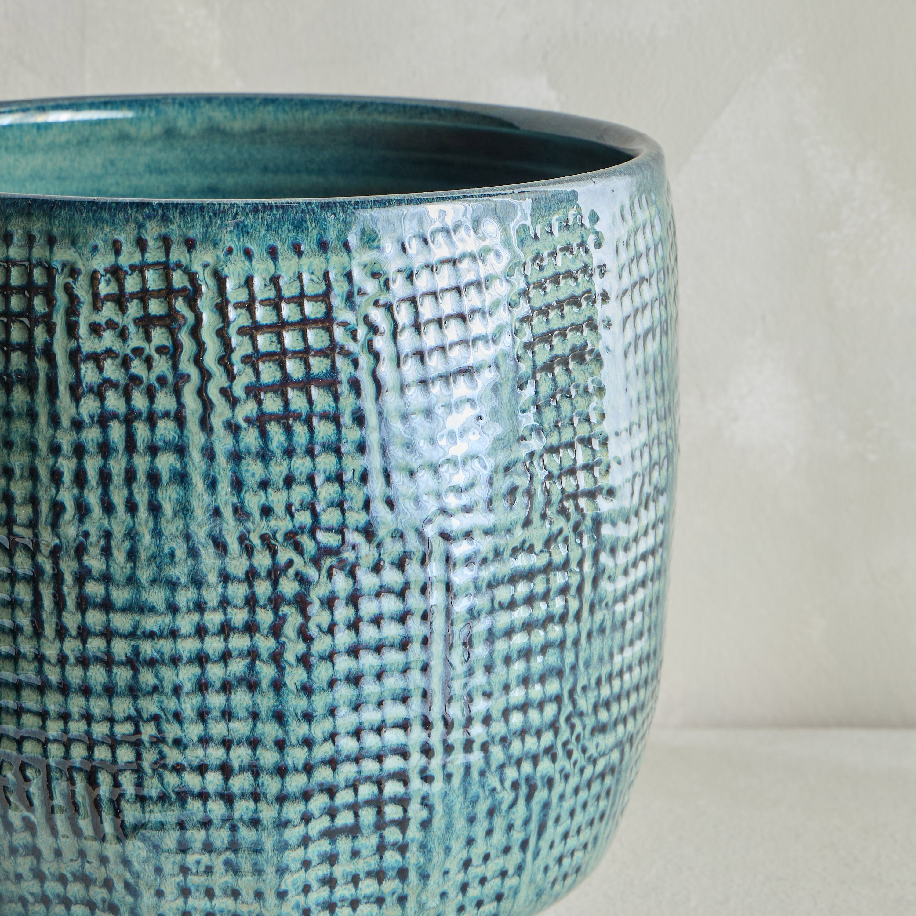 Glaze Vincent Ceramic Planter - 29 cm-household-gardenandoutdoor-potsandplanters-planters-image-3