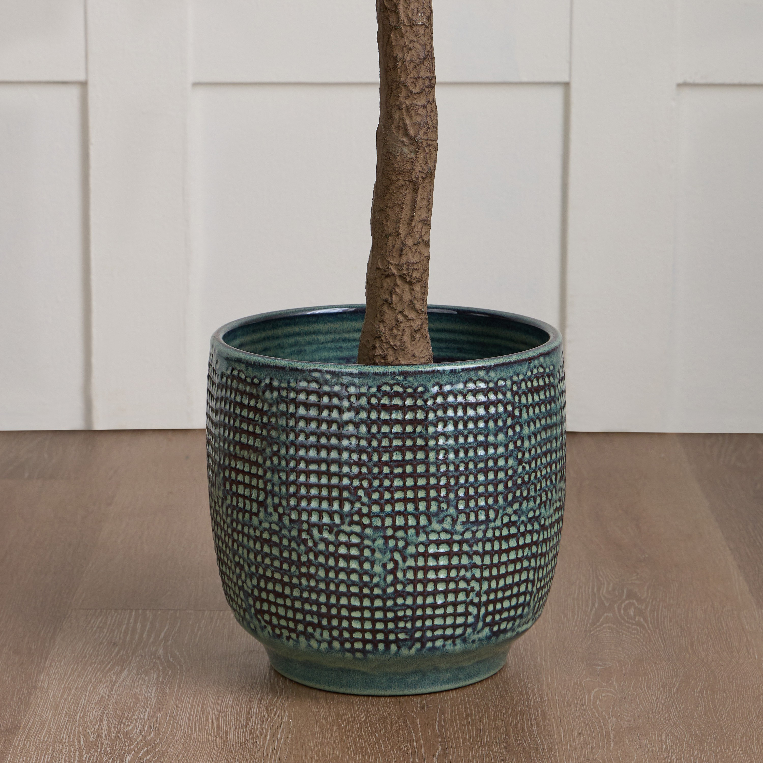 Glaze Vincent Ceramic Planter - 26 cm-household-gardenandoutdoor-potsandplanters-planters-image-1
