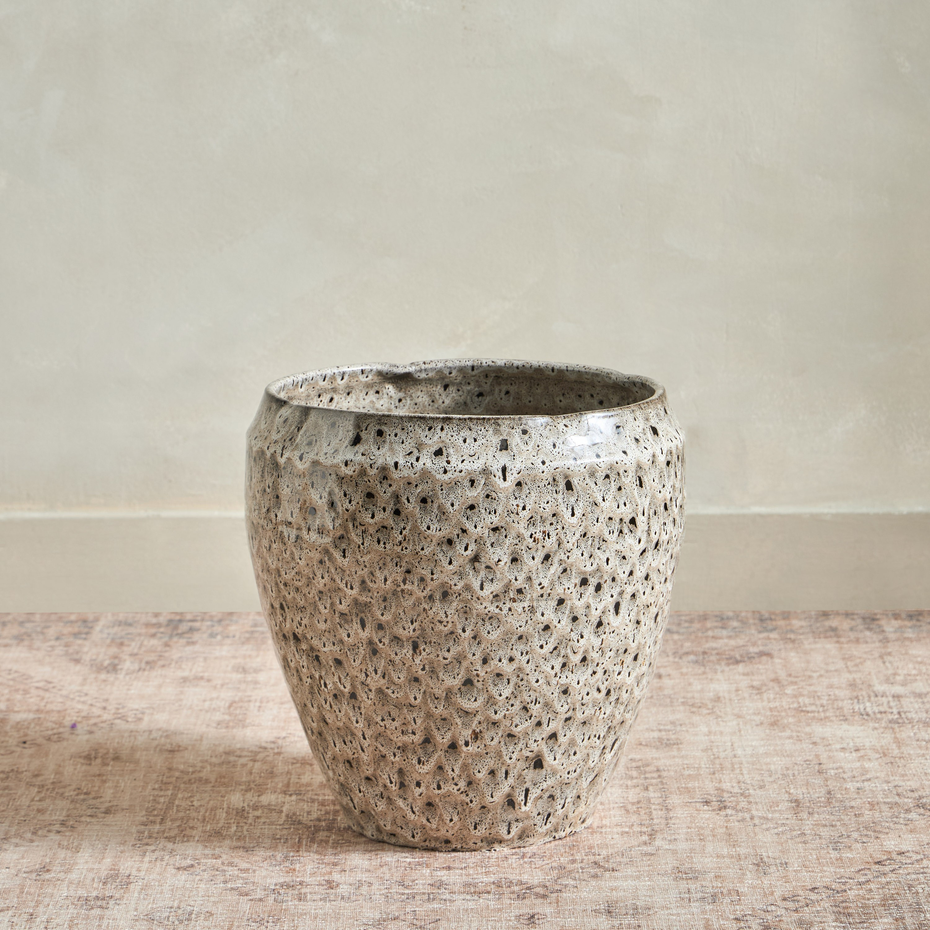 Glaze Raku Ceramic Planter - 38 cm-household-gardenandoutdoor-potsandplanters-planters-image-2