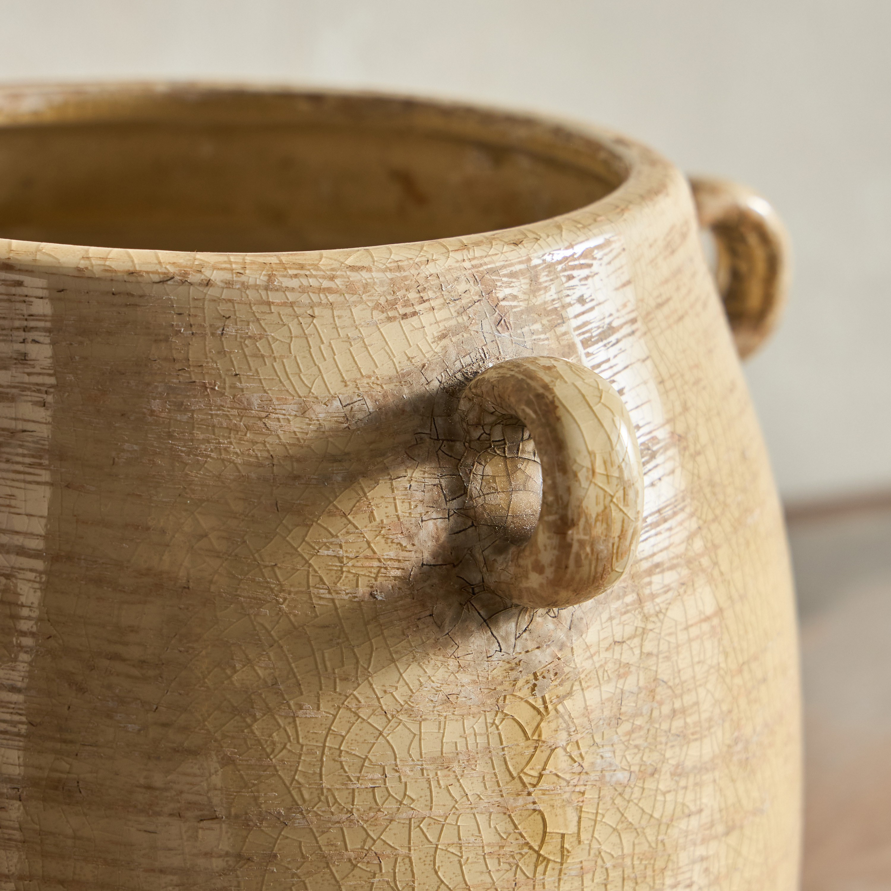 Glaze Vinci Ceramic Planter - 16 cm-household-gardenandoutdoor-potsandplanters-planters-image-3