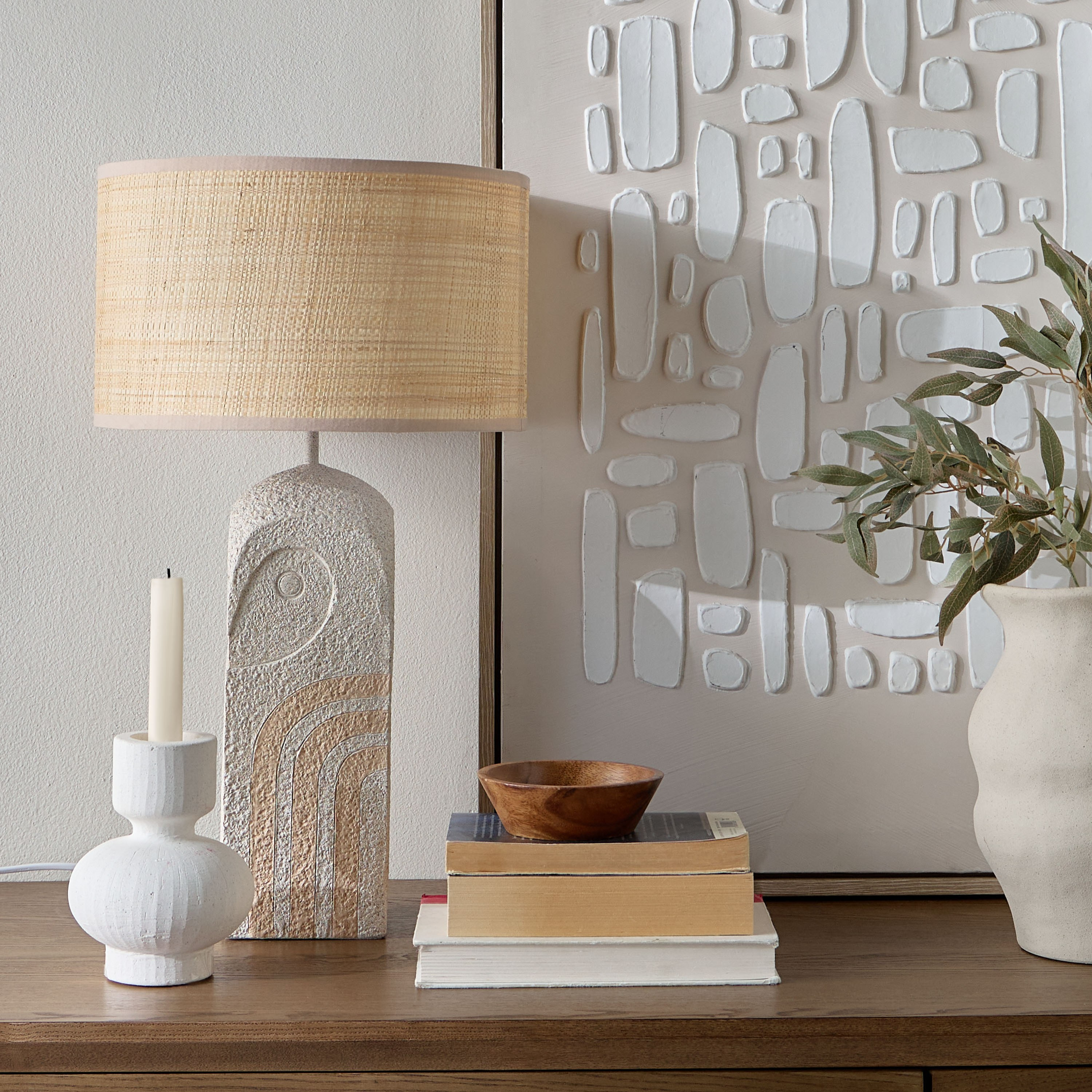 Fyodor Polyresin Table Lamp - 54 cm-household-lighting-tableanddesklamps-image-4