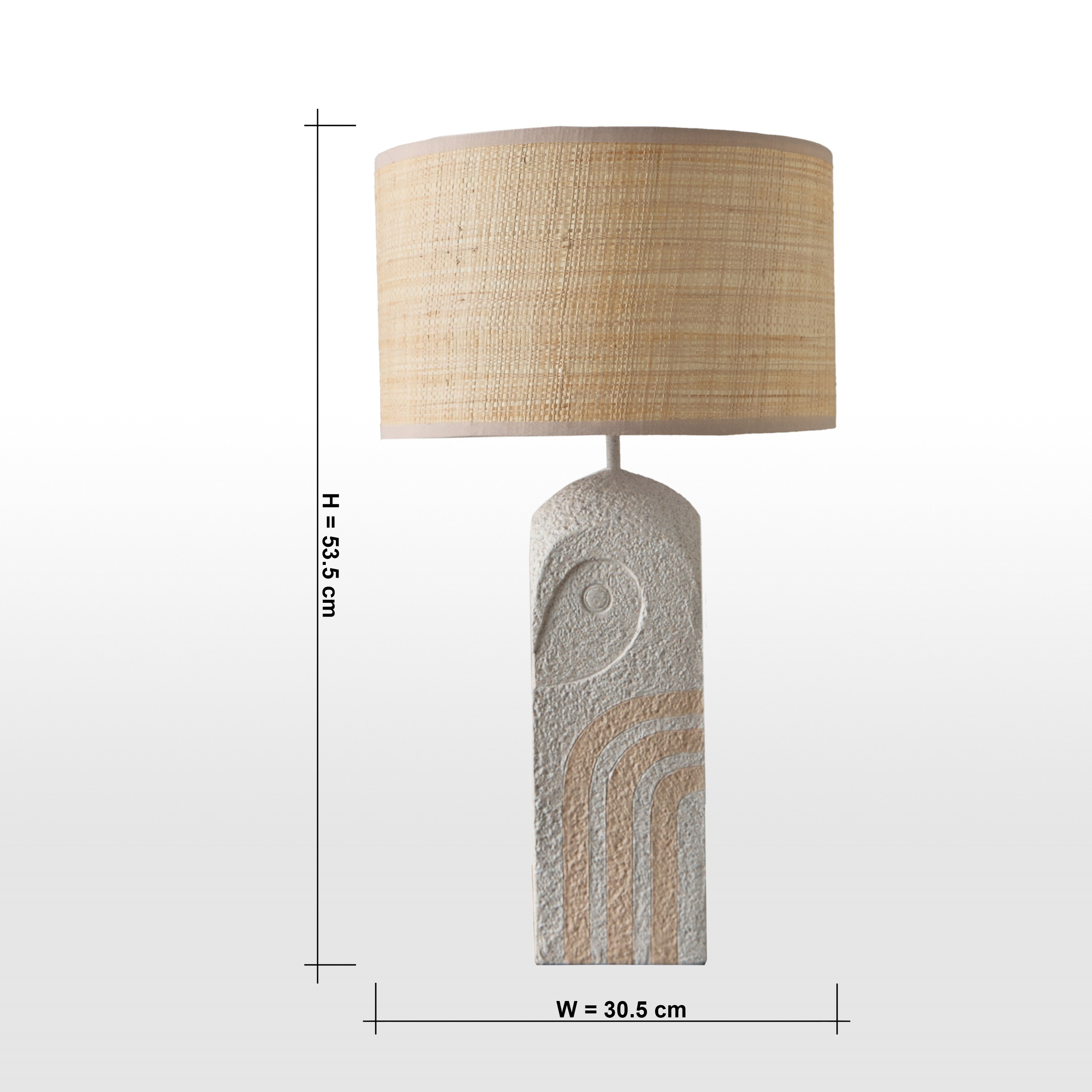 Fyodor Polyresin Table Lamp - 54 cm-household-lighting-tableanddesklamps-image-5