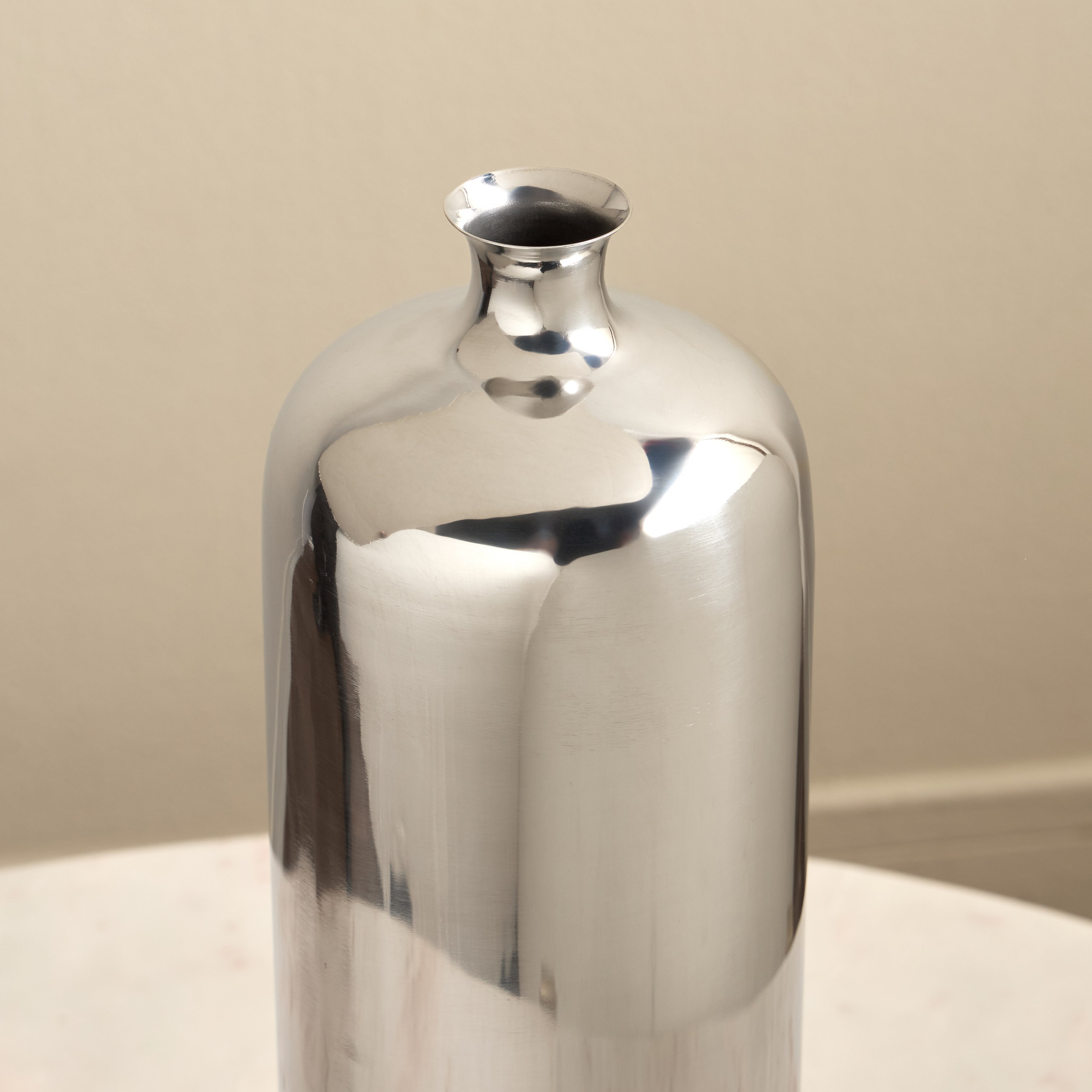 Nouf Felix Bottle Metal Vase - 49 cm-household-decor-vasesandbowls-image-3