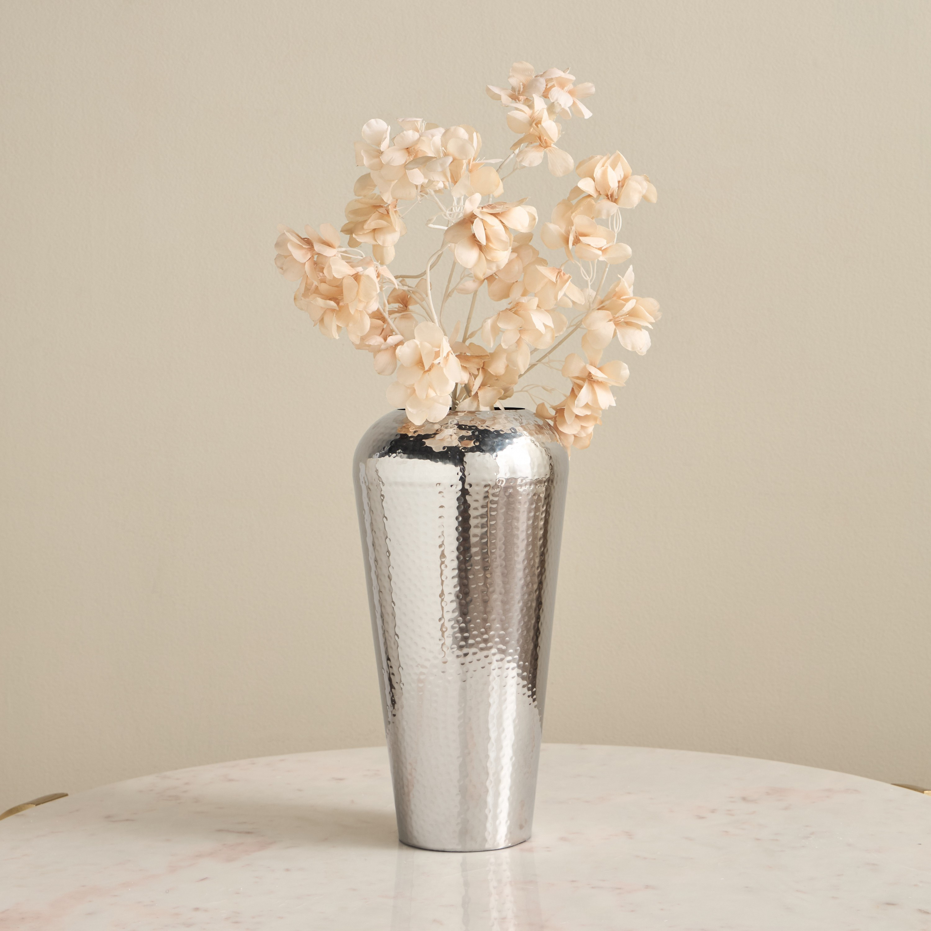 Nouf Fonterra Metal Vase - 40 cm-household-decor-vasesandbowls-image-1
