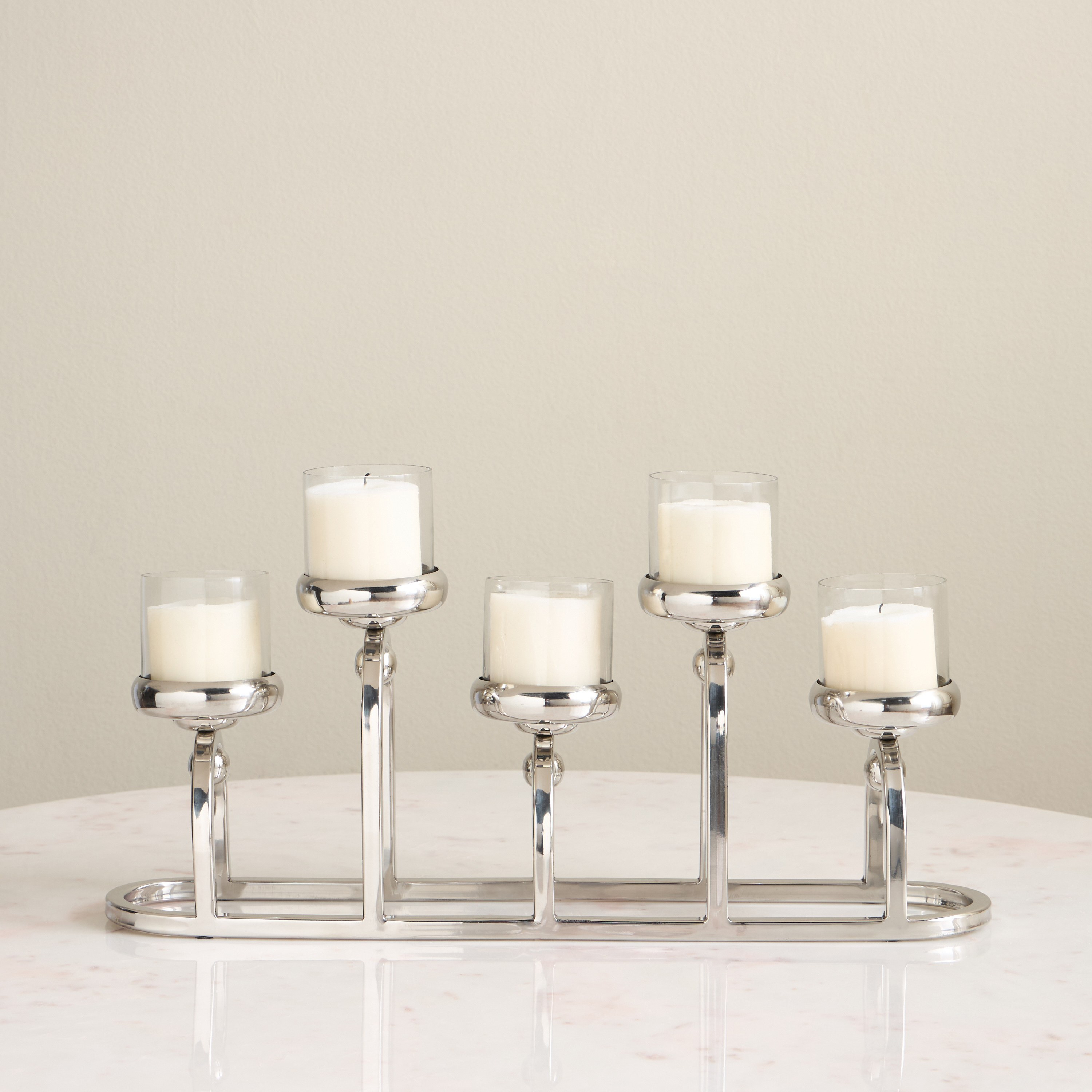Shop Huda Fonterra 5-Arm Pillar Candle Runner Online | Homecentre UAE