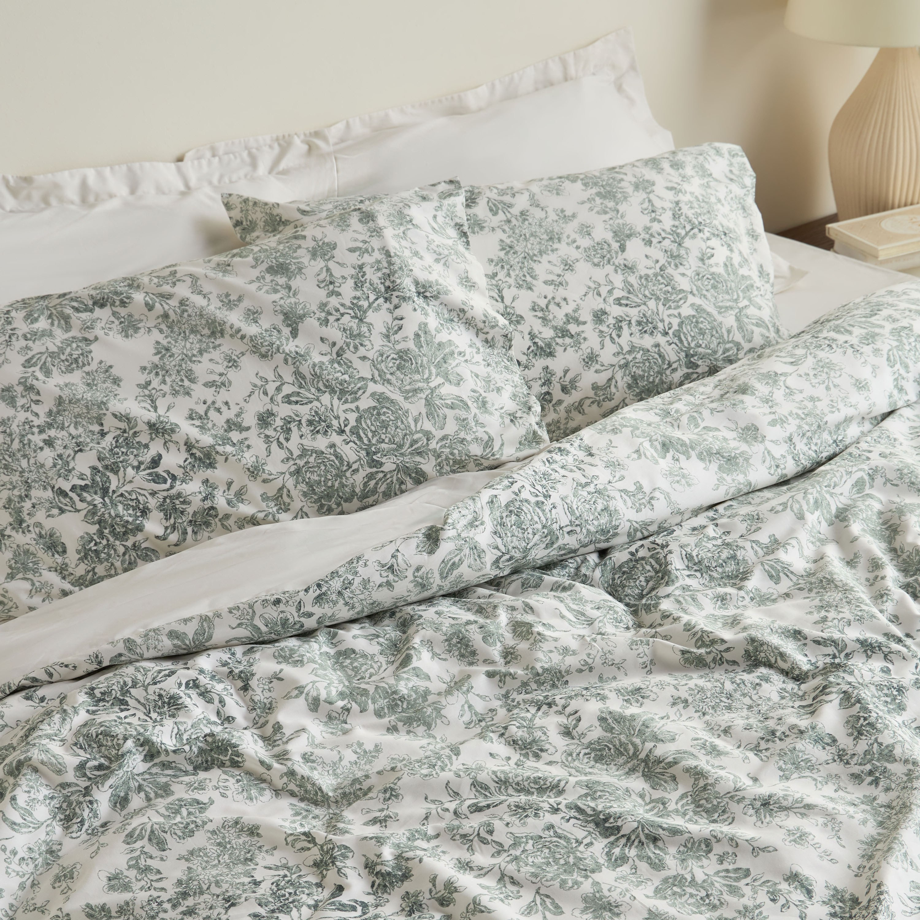 Sophia Toile Cotton 200 Thread Count 6-Piece King Duvet Cover Set - 230x220 cm-household-bedding-duvetandcovers-duvetcovers-image-8