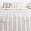 Elena Cotton Striped 7-Piece Super King Comforter and Sheet Set - 240x260 cm-household-bedding-comfortersandbedspreads-bedinabag-image-2