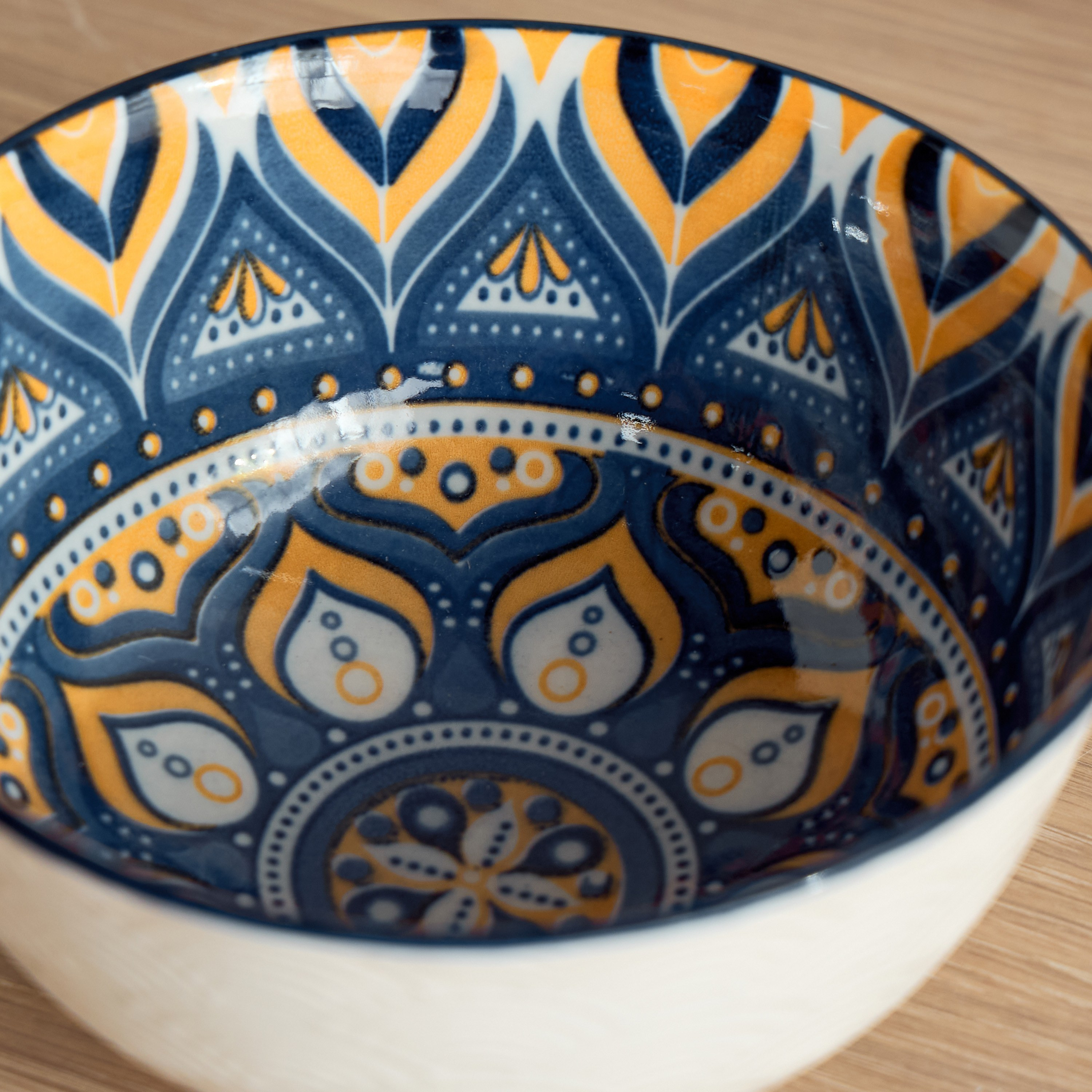 Amira Porcelain Serving Bowl - 16 cm-household-dining-dinnerware-bowls-image-2