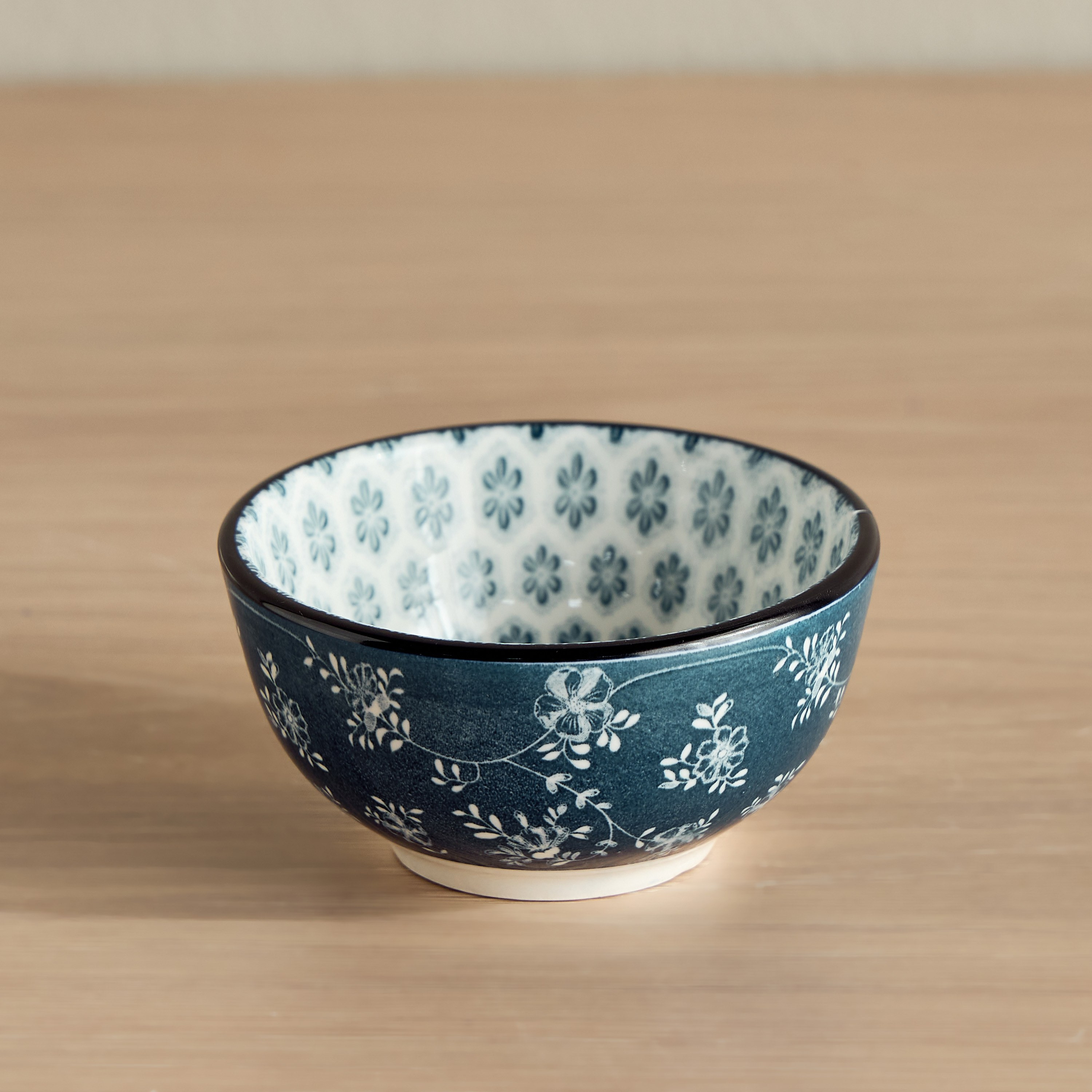 Indigo Koya Porcelain Serving Bowl - 11 cm-household-dining-dinnerware-bowls-image-1