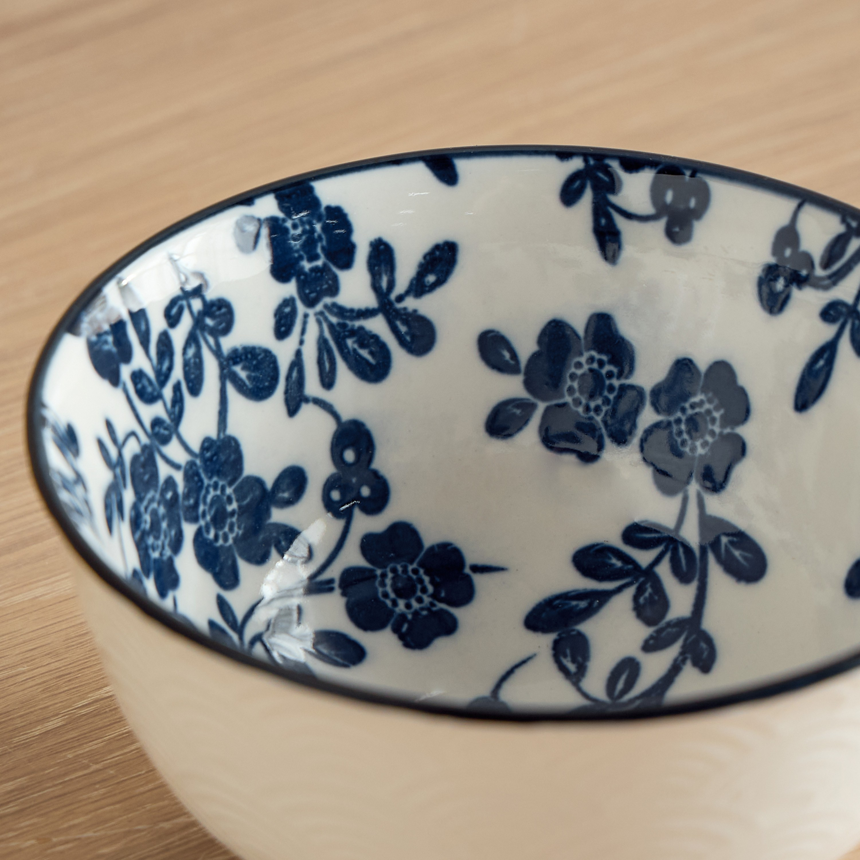 Floret Koya Porcelain Serving Bowl - 13 cm-household-dining-dinnerware-bowls-image-2